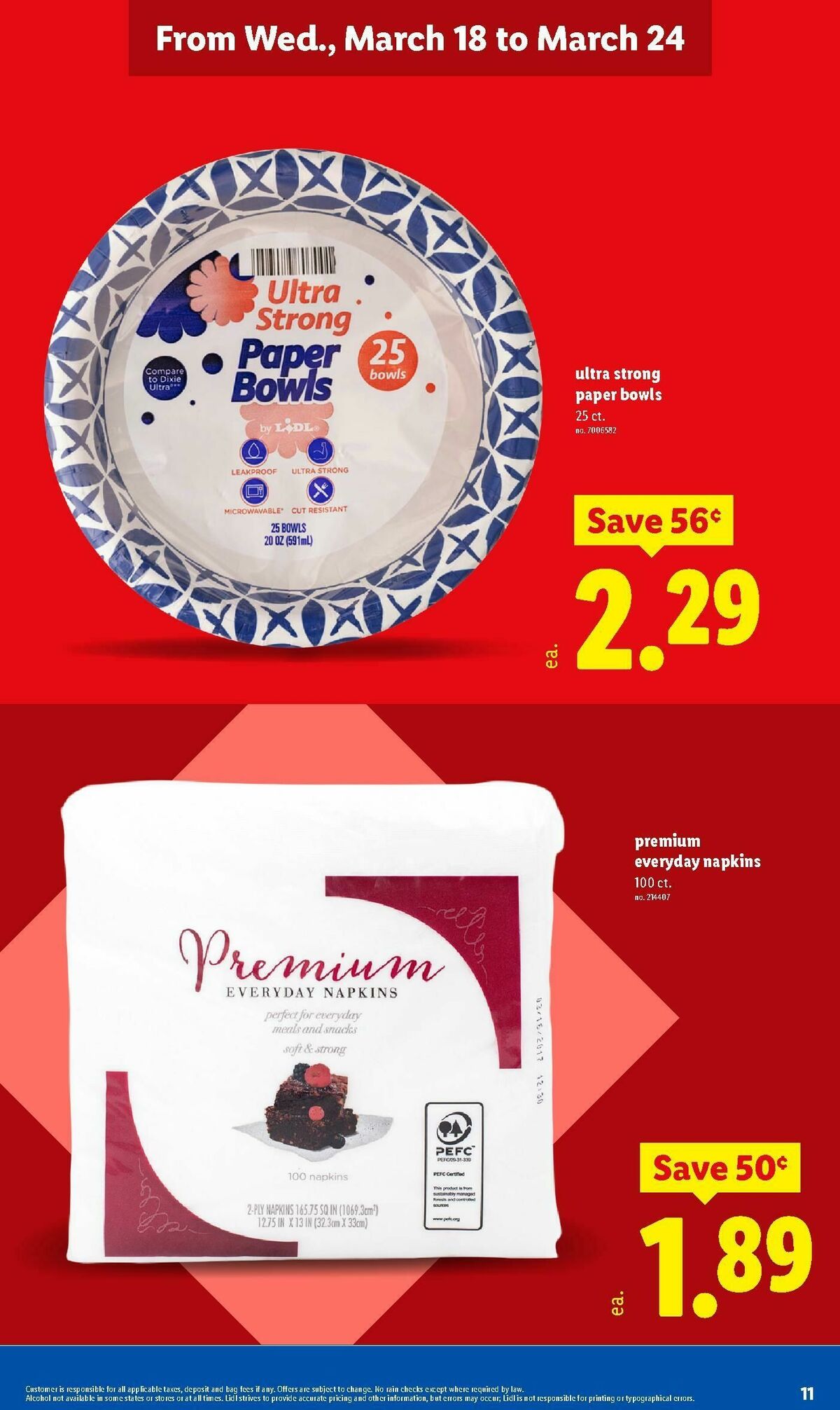 LIDL Weekly Ad from March 18