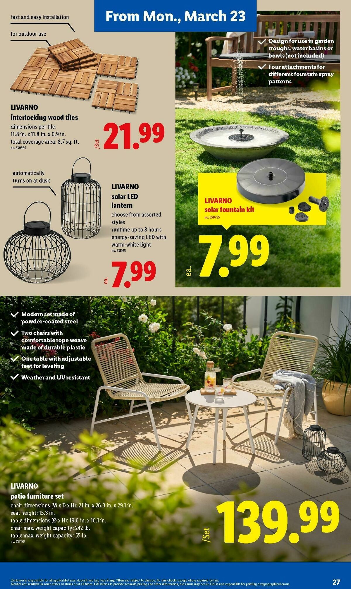 LIDL Weekly Ad from March 18