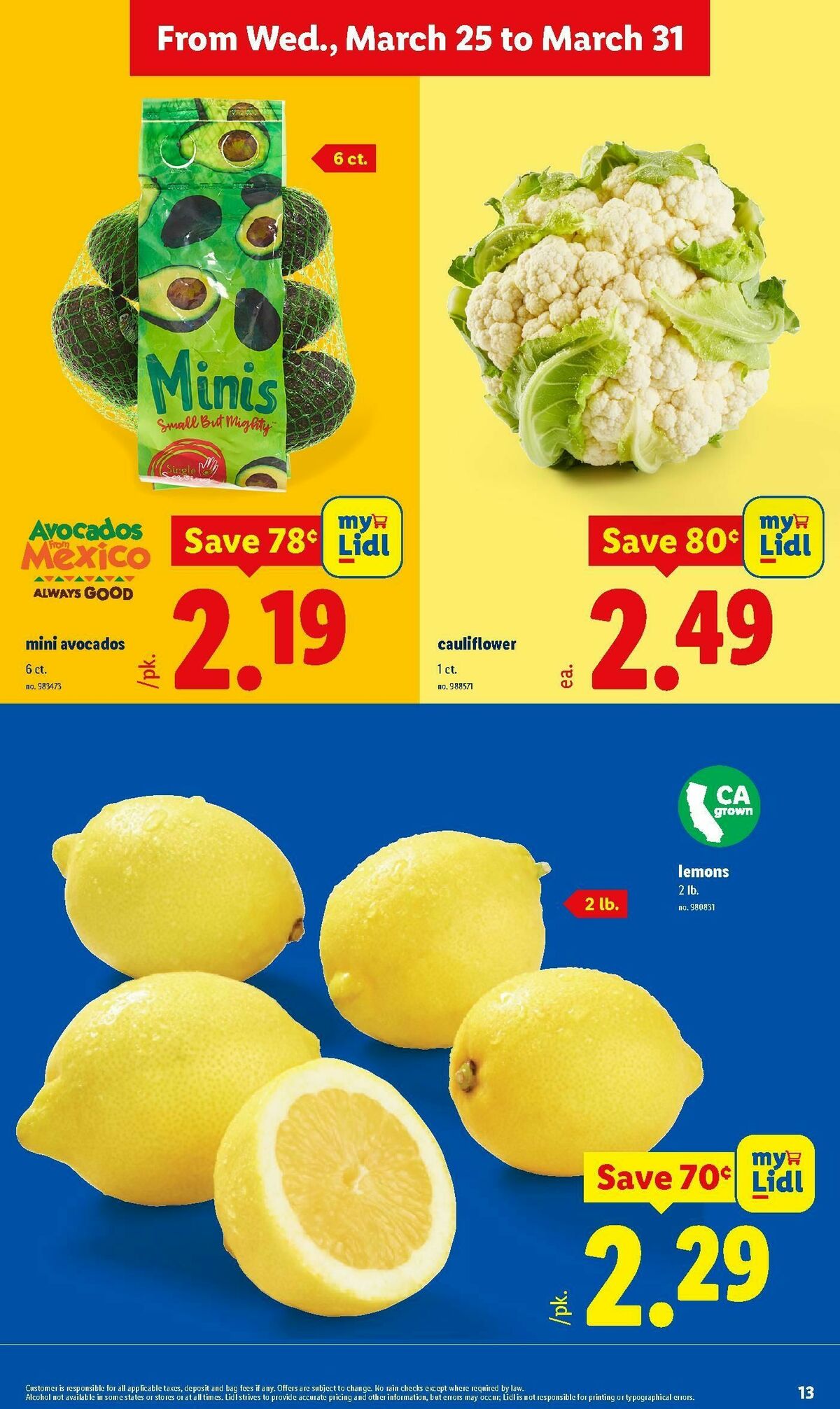 LIDL Weekly Ad from March 25
