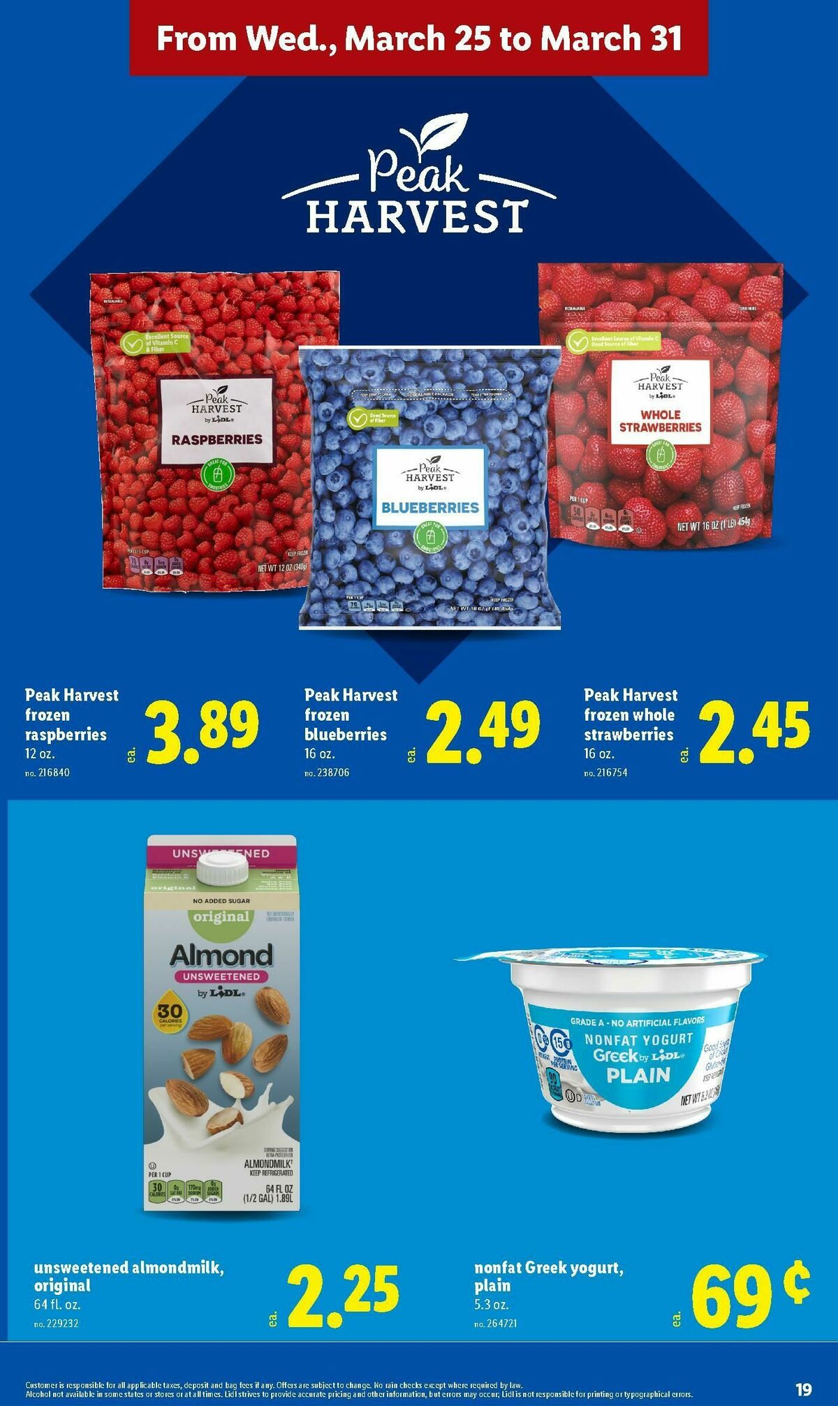 LIDL Weekly Ad from March 25