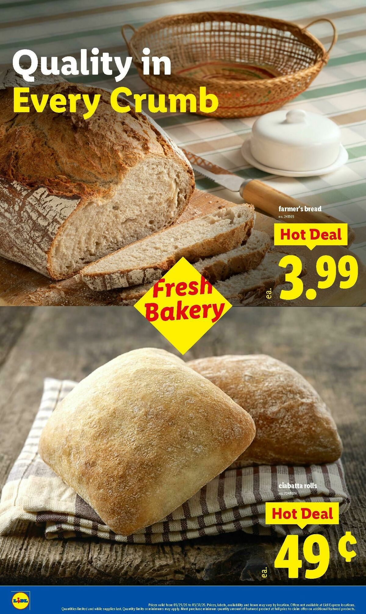LIDL Weekly Ad from March 25