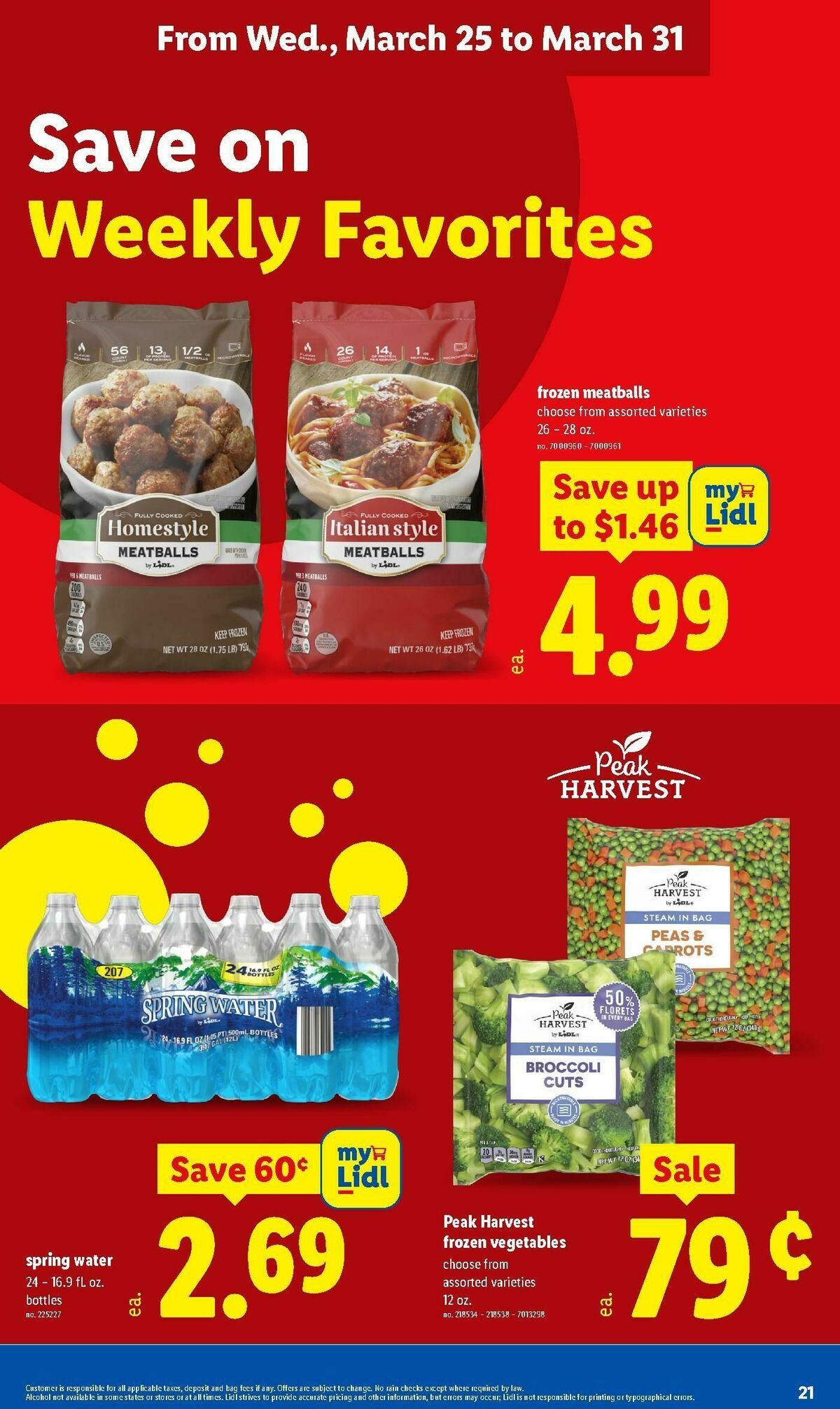 LIDL Weekly Ad from March 25