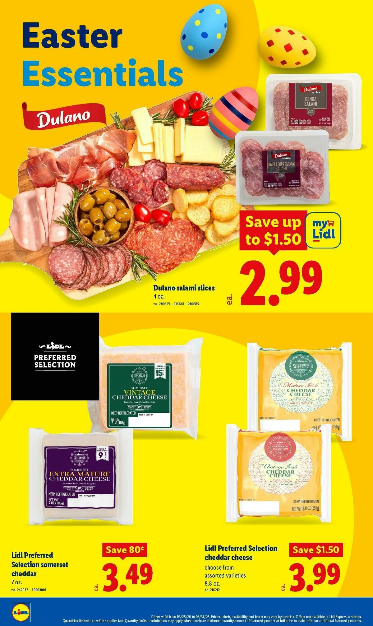 LIDL Weekly Ad from March 25