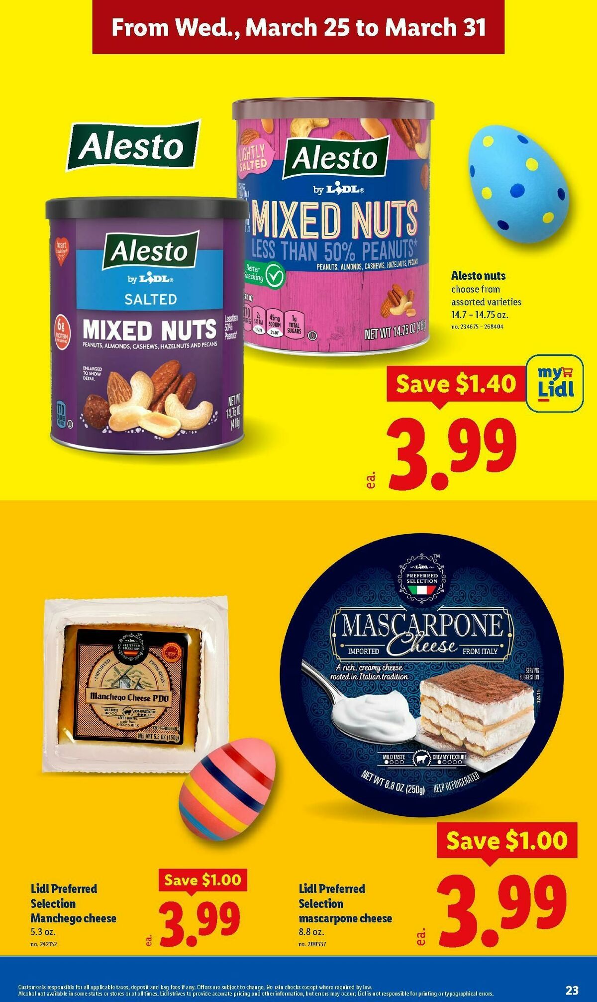 LIDL Weekly Ad from March 25