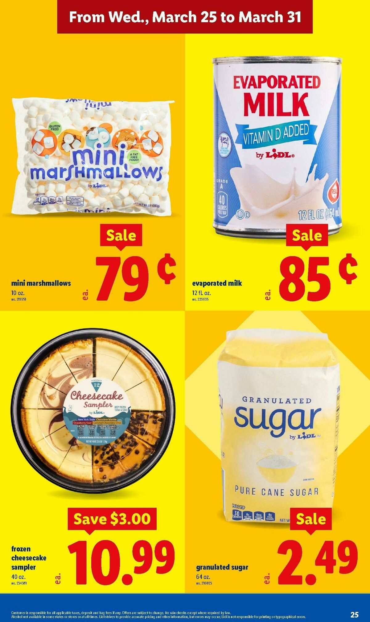 LIDL Weekly Ad from March 25