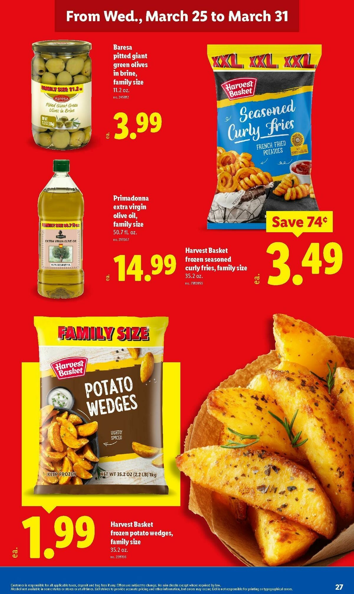 LIDL Weekly Ad from March 25