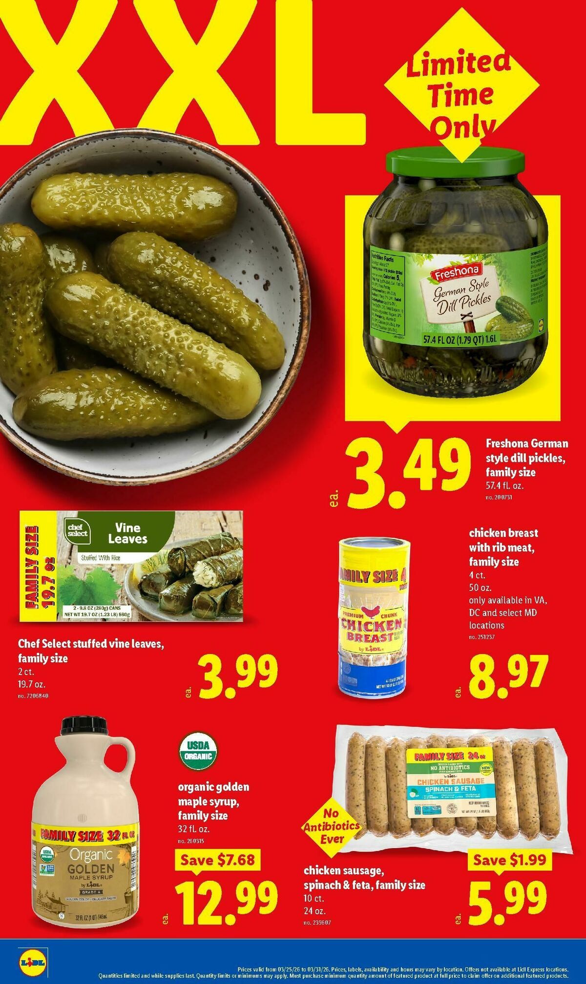 LIDL Weekly Ad from March 25