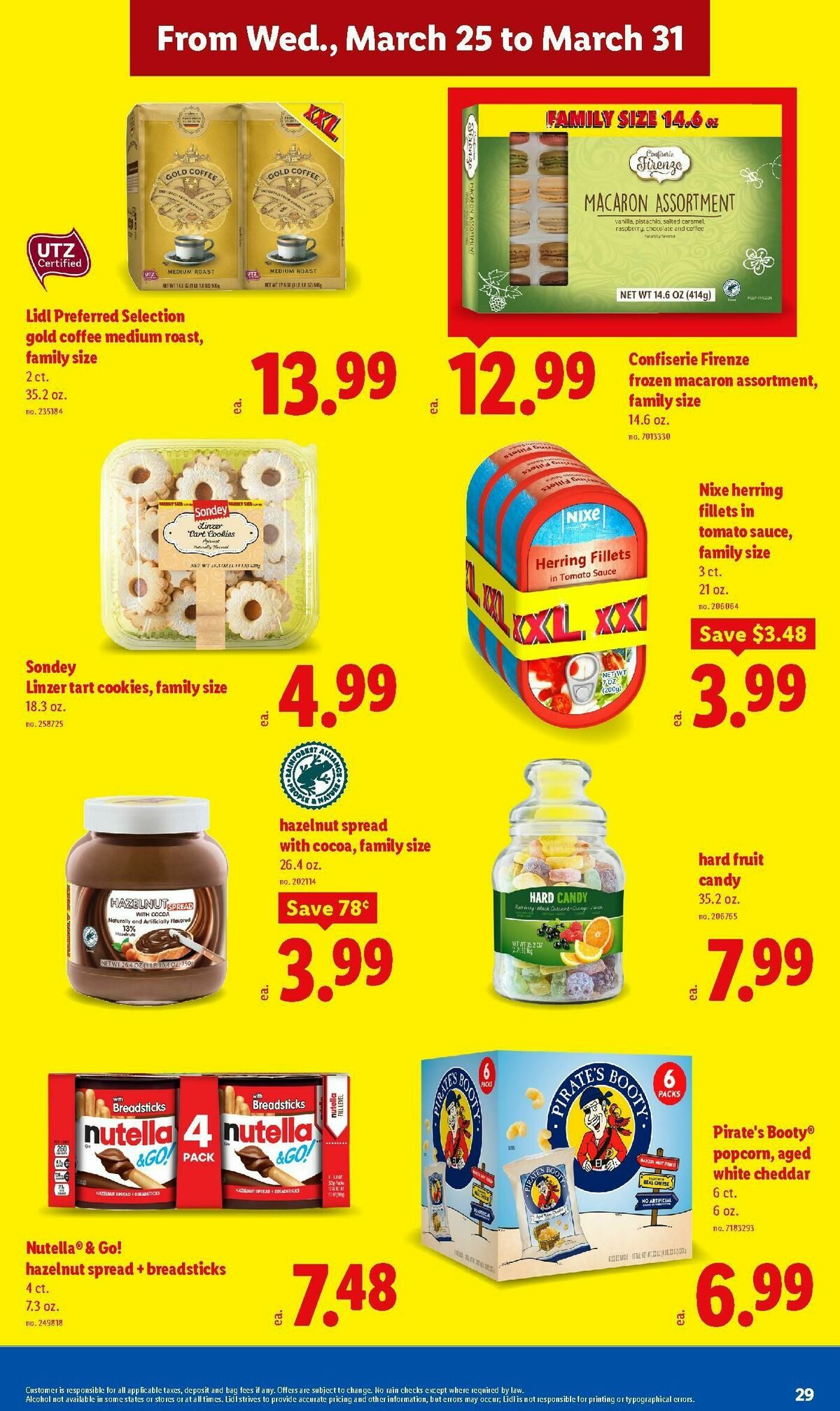 LIDL Weekly Ad from March 25