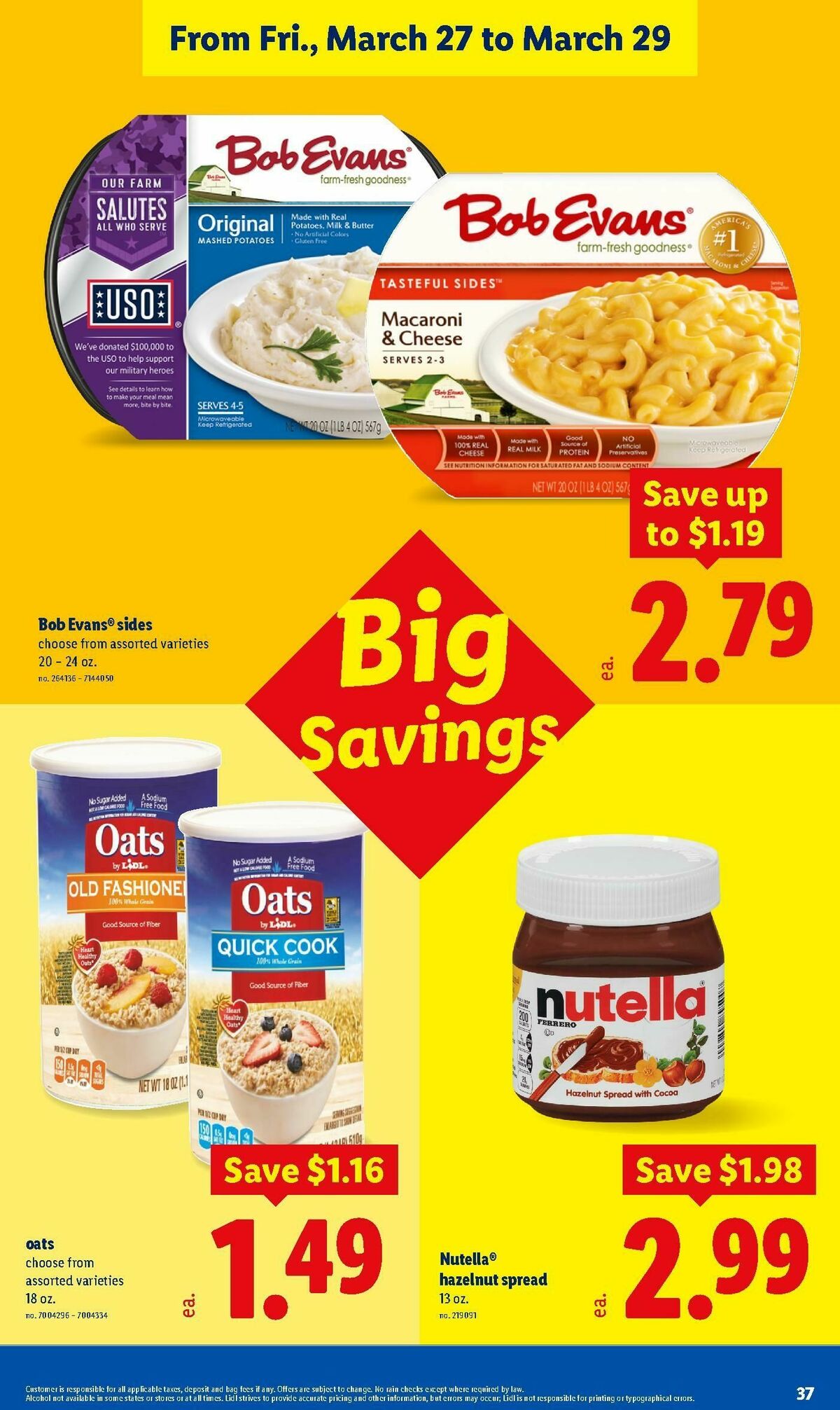 LIDL Weekly Ad from March 25