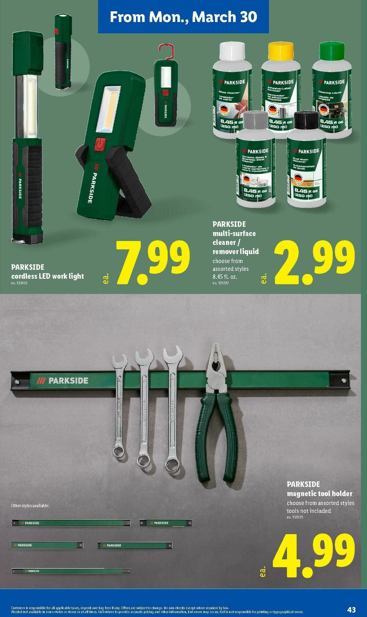 LIDL Weekly Ad from March 25