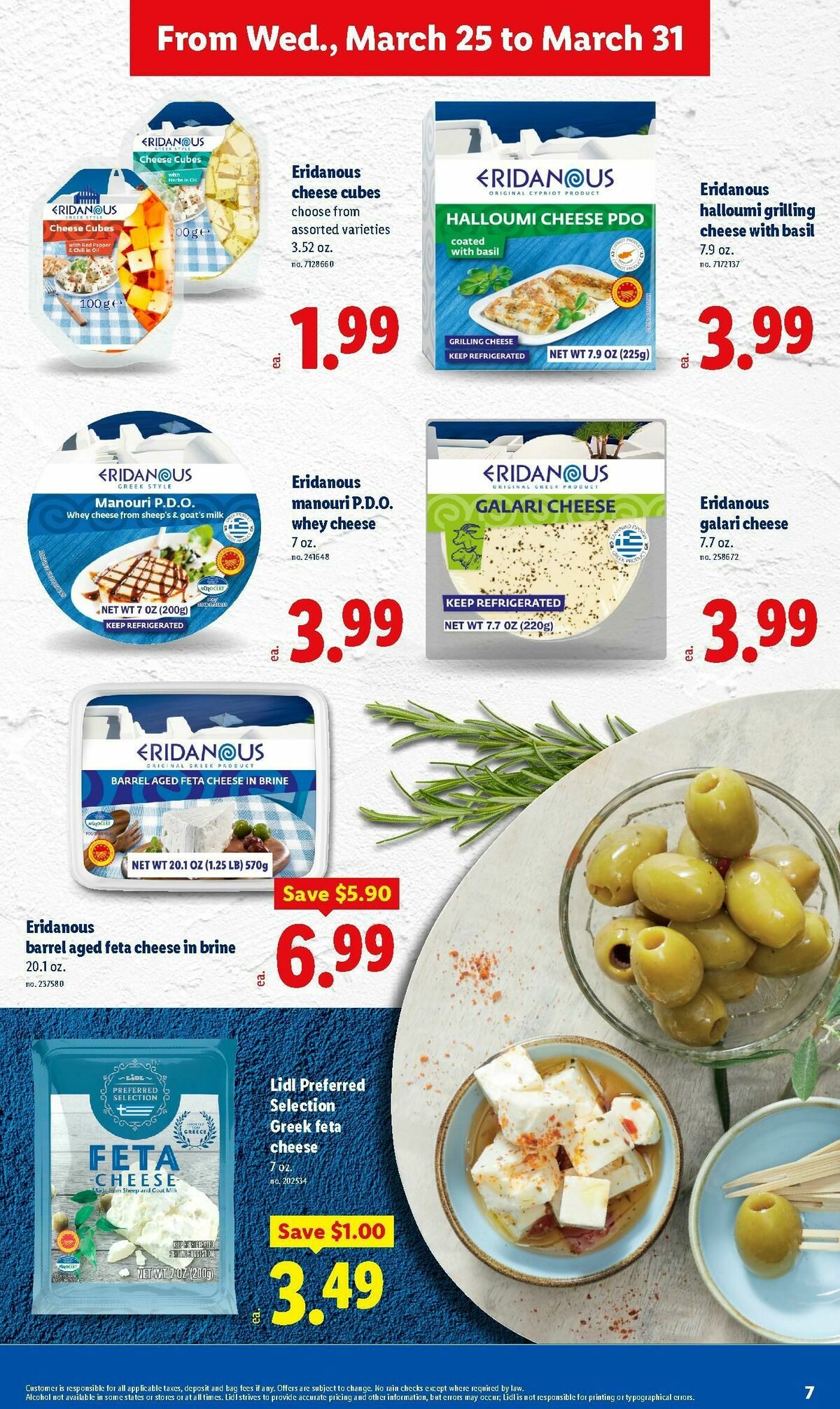 LIDL Weekly Ad from March 25