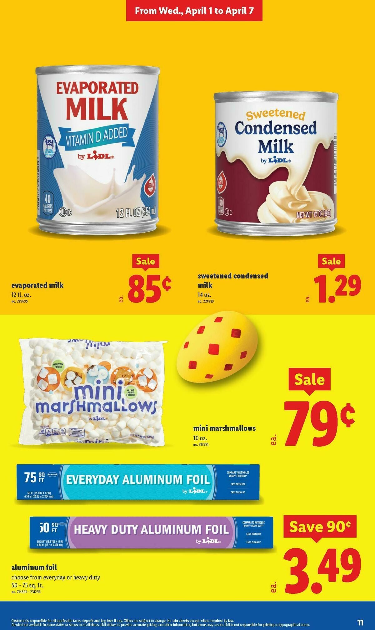 LIDL Weekly Ad from April 1