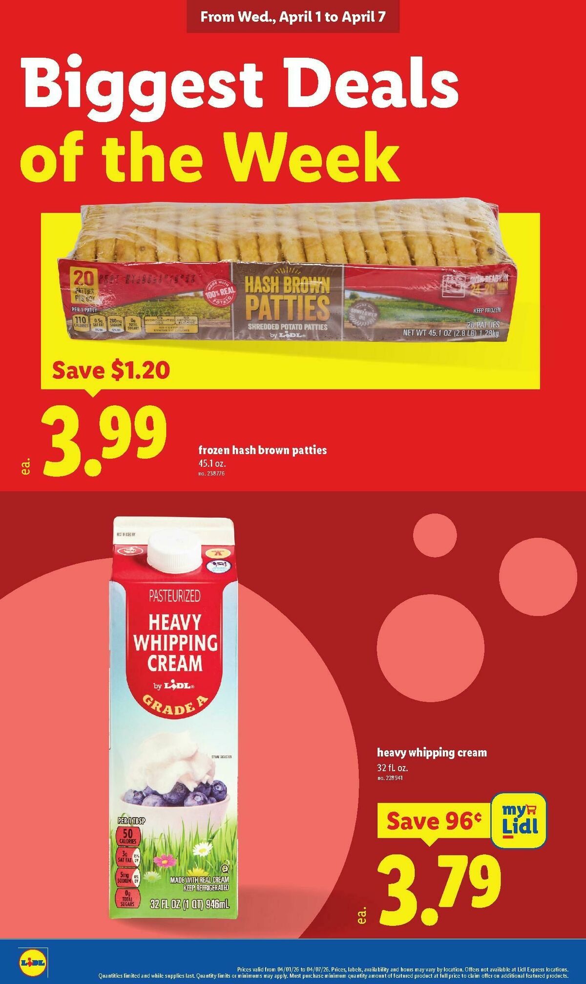 LIDL Weekly Ad from April 1