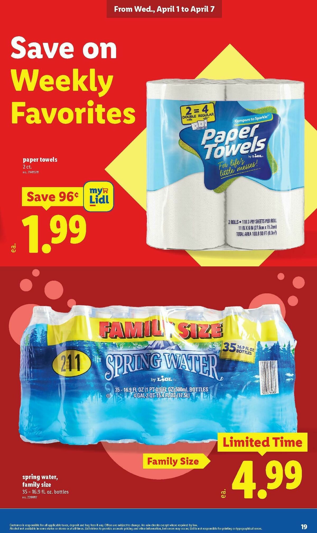 LIDL Weekly Ad from April 1