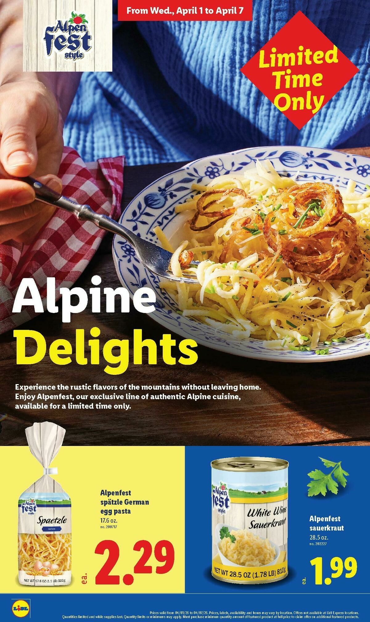LIDL Weekly Ad from April 1