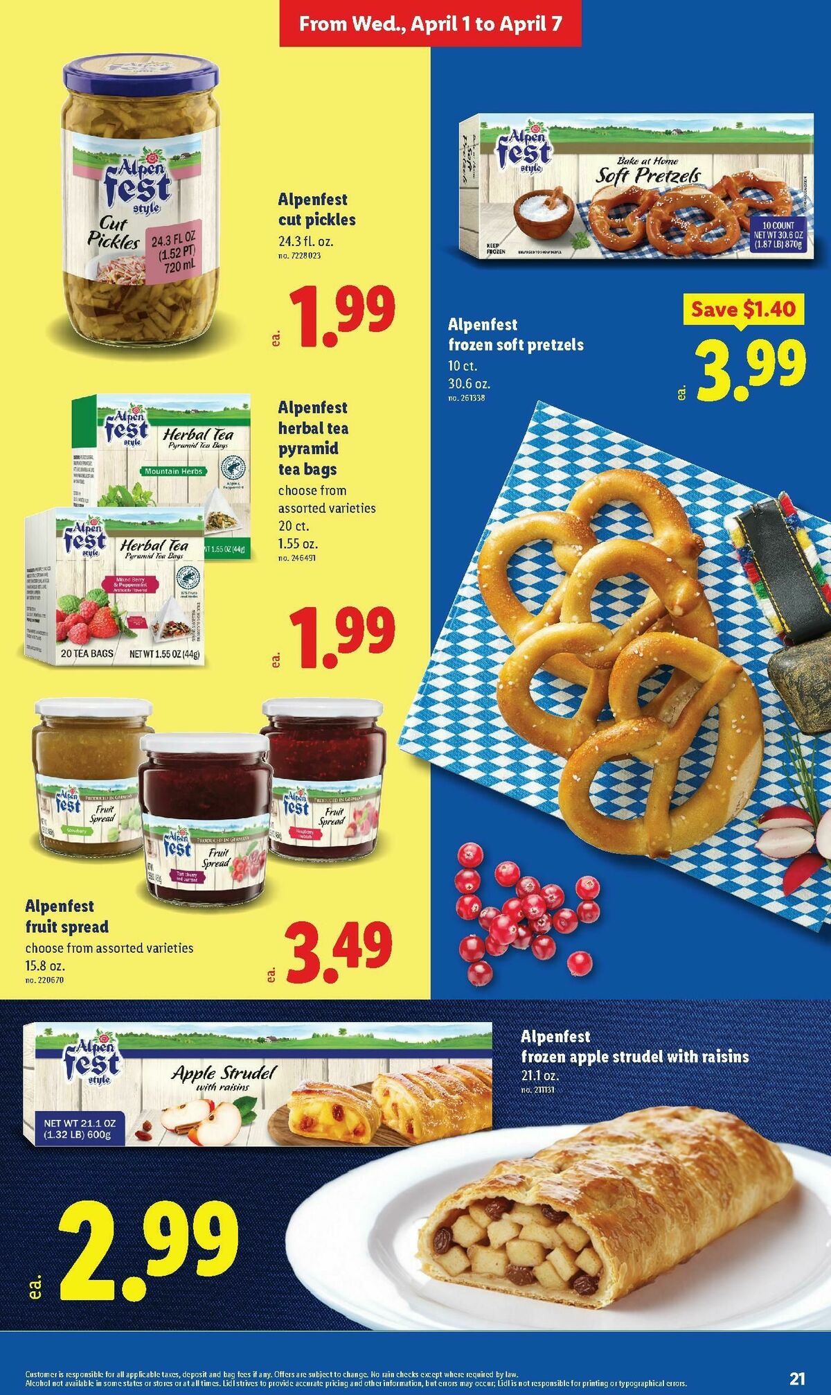 LIDL Weekly Ad from April 1