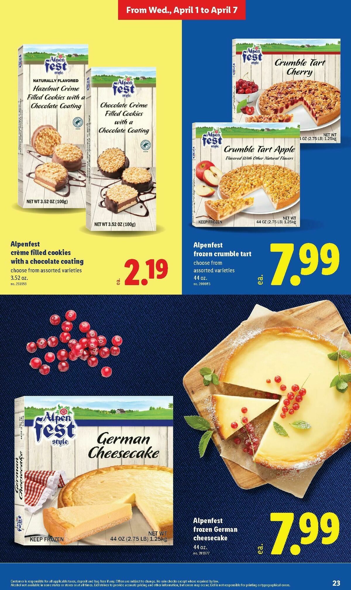 LIDL Weekly Ad from April 1