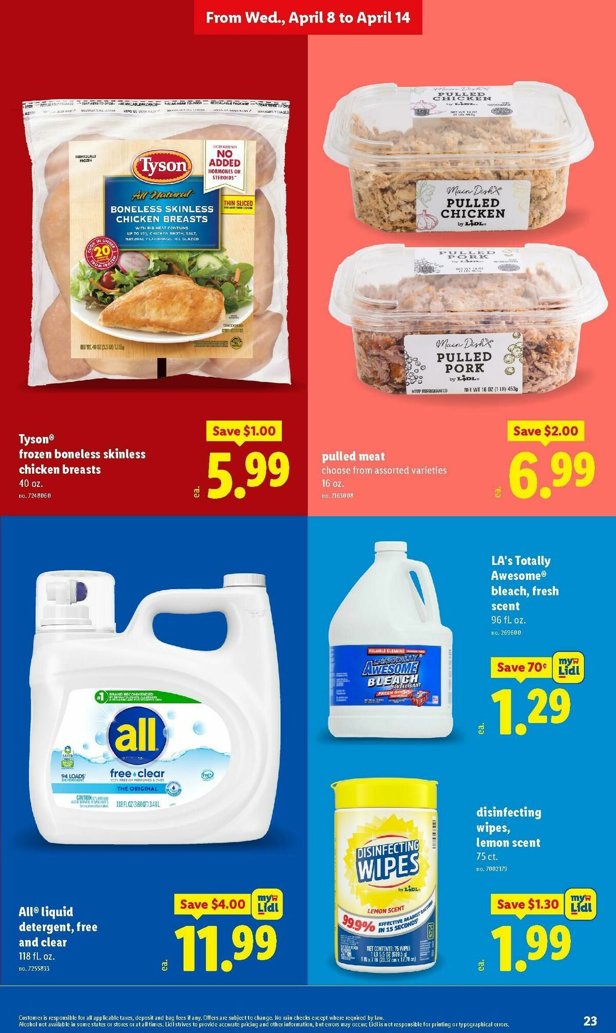 LIDL Weekly Ad from April 8