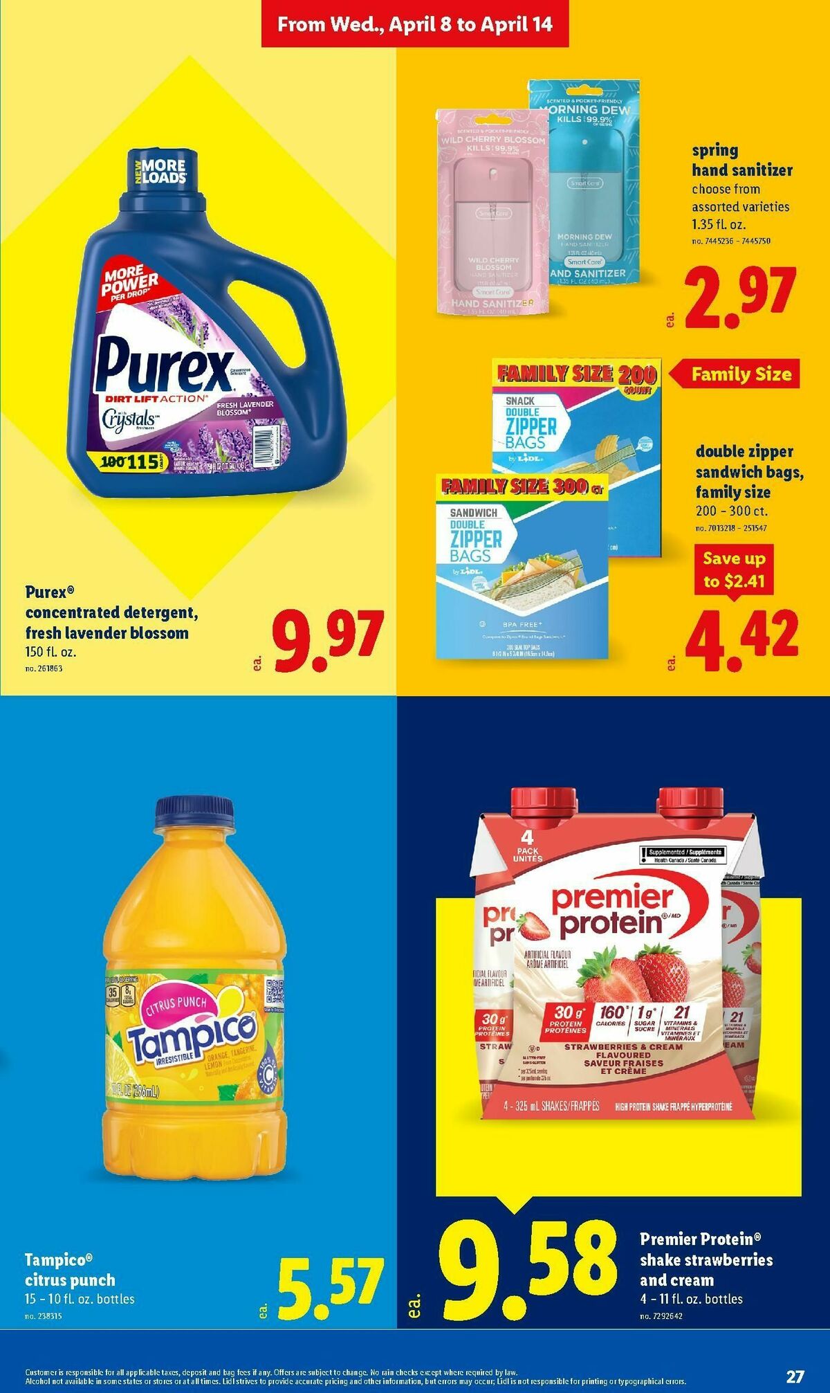 LIDL Weekly Ad from April 8