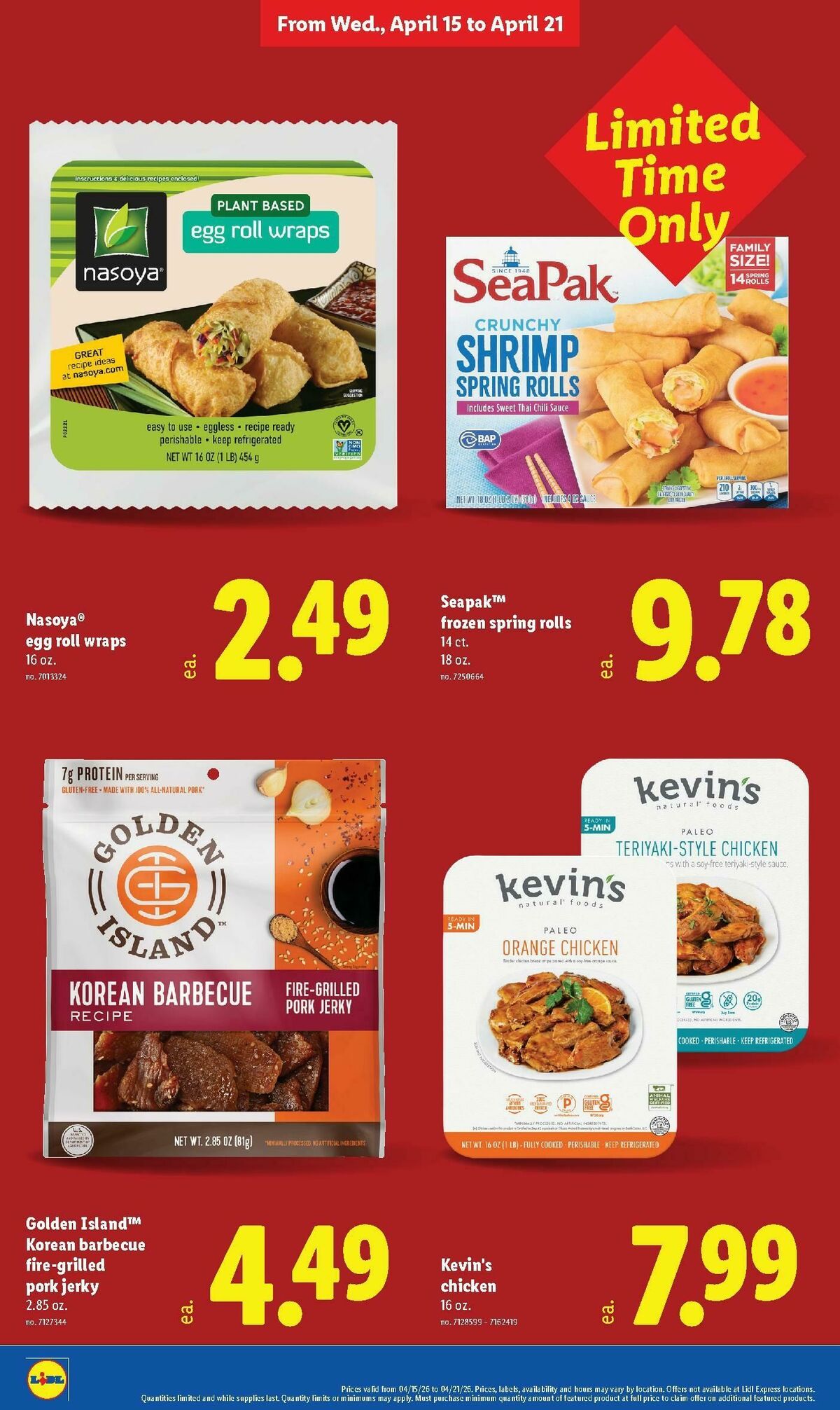 LIDL Weekly Ad from April 15