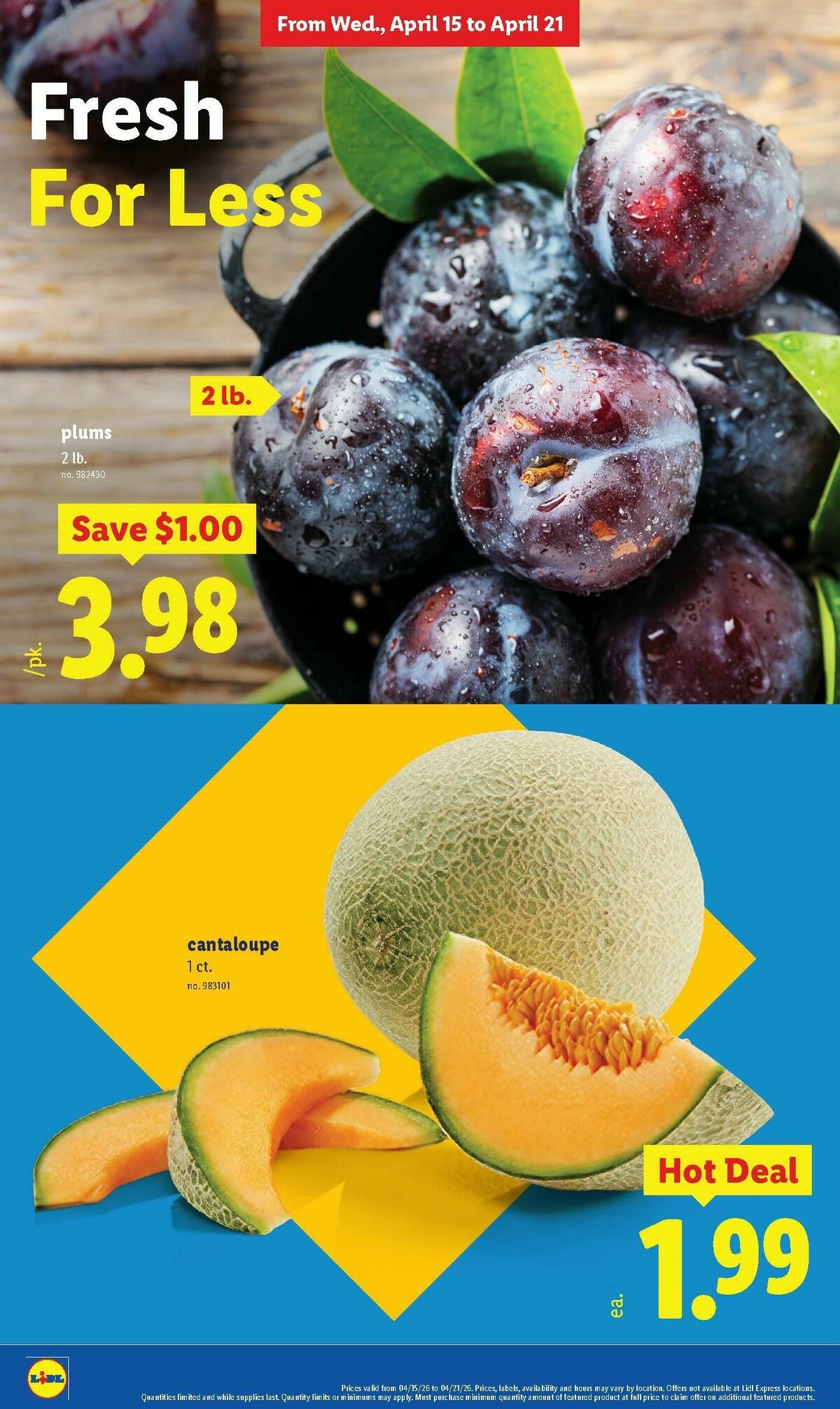 LIDL Weekly Ad from April 15