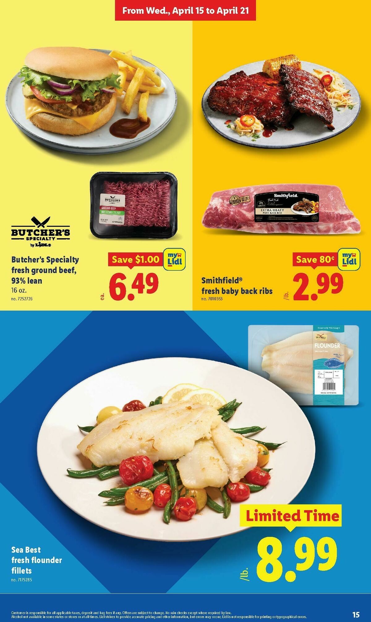 LIDL Weekly Ad from April 15