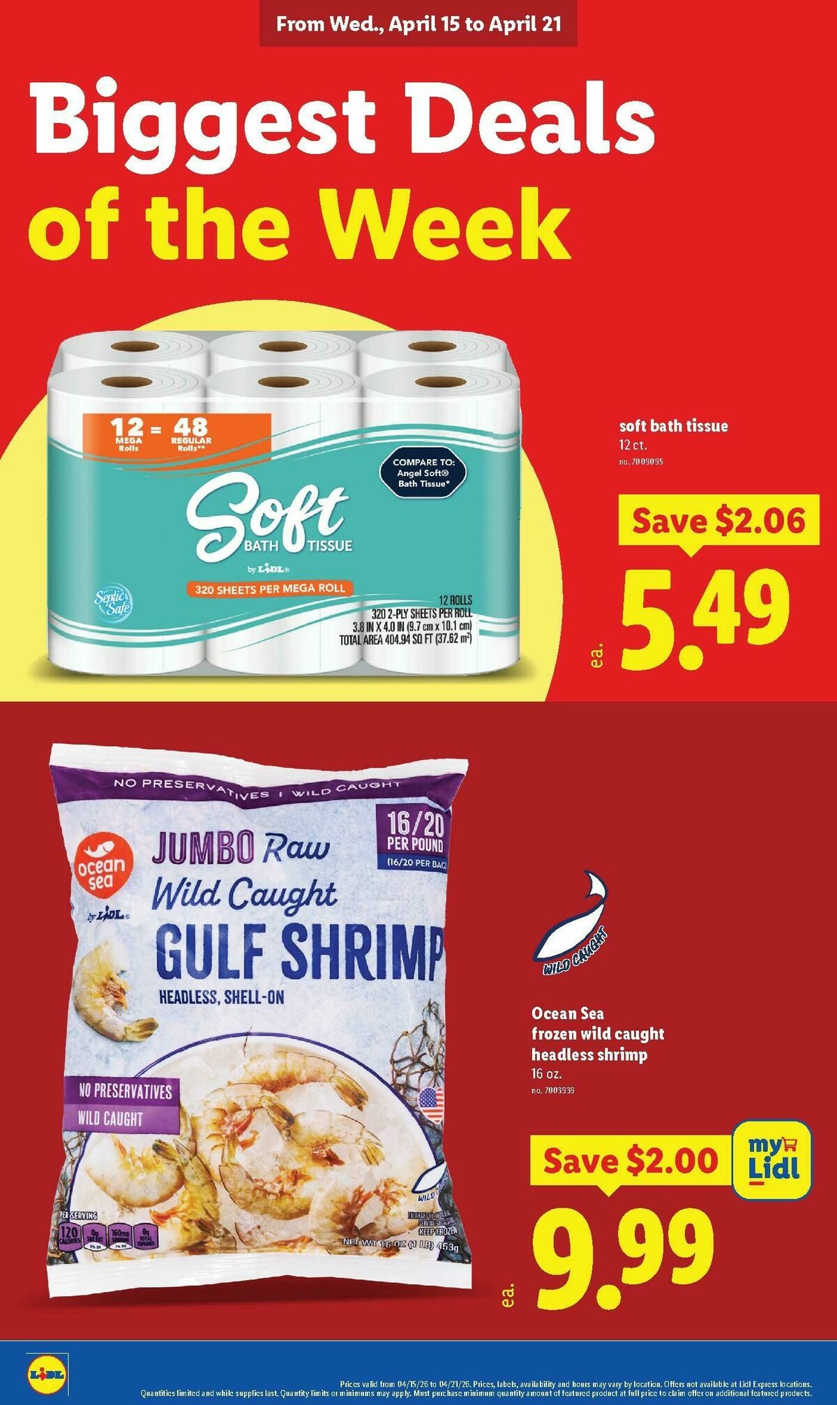 LIDL Weekly Ad from April 15