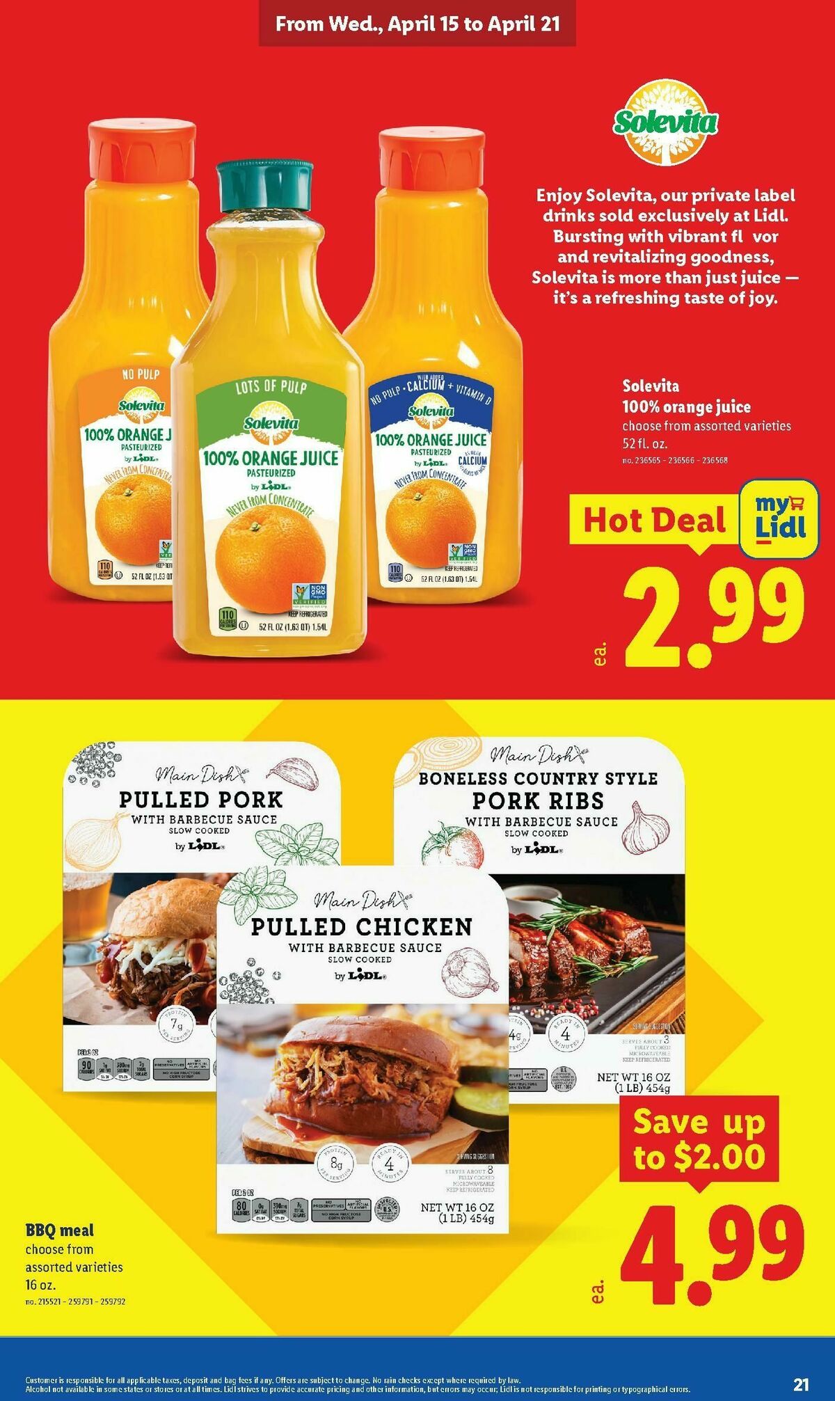 LIDL Weekly Ad from April 15