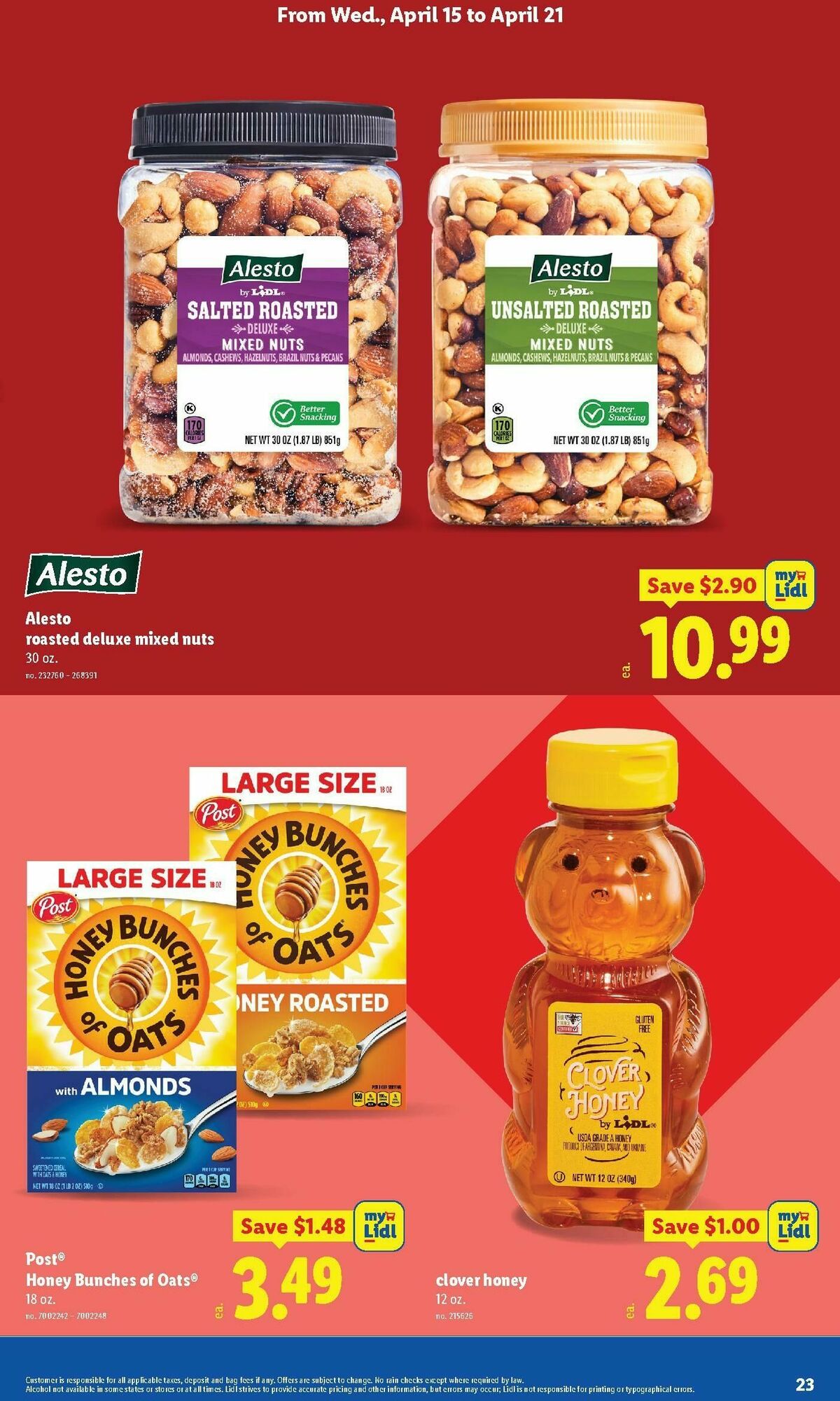 LIDL Weekly Ad from April 15