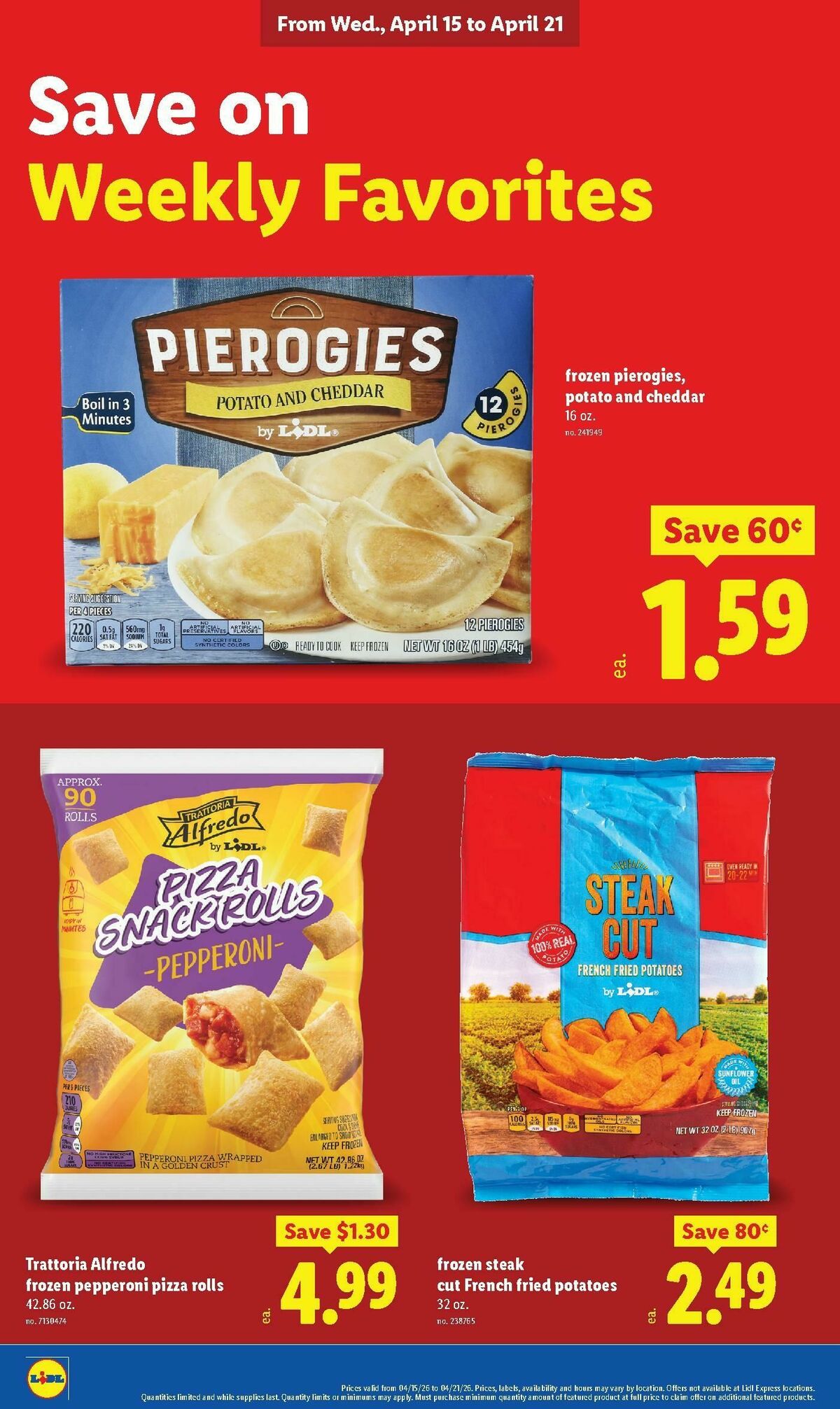 LIDL Weekly Ad from April 15