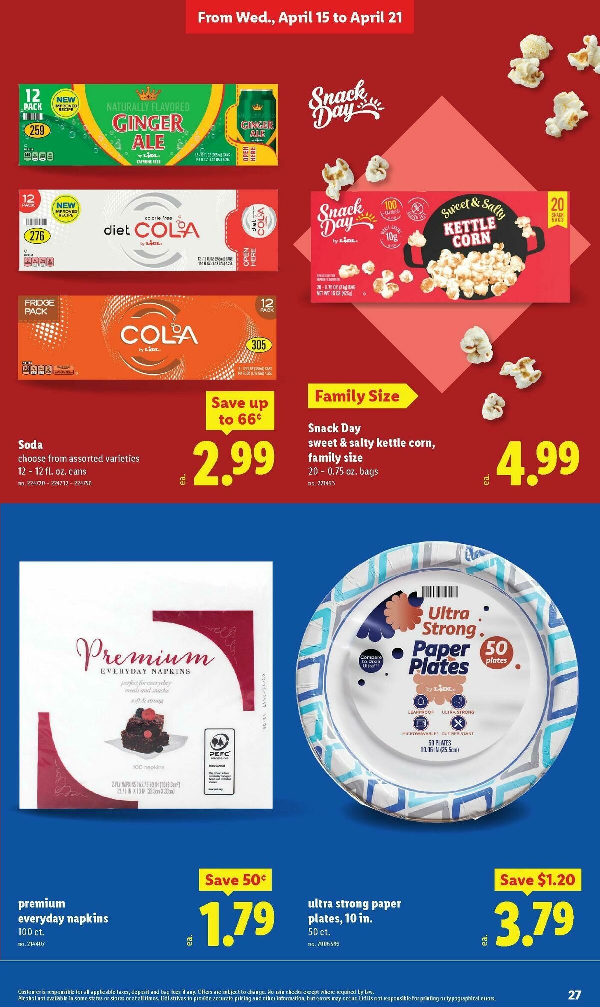 LIDL Weekly Ad from April 15