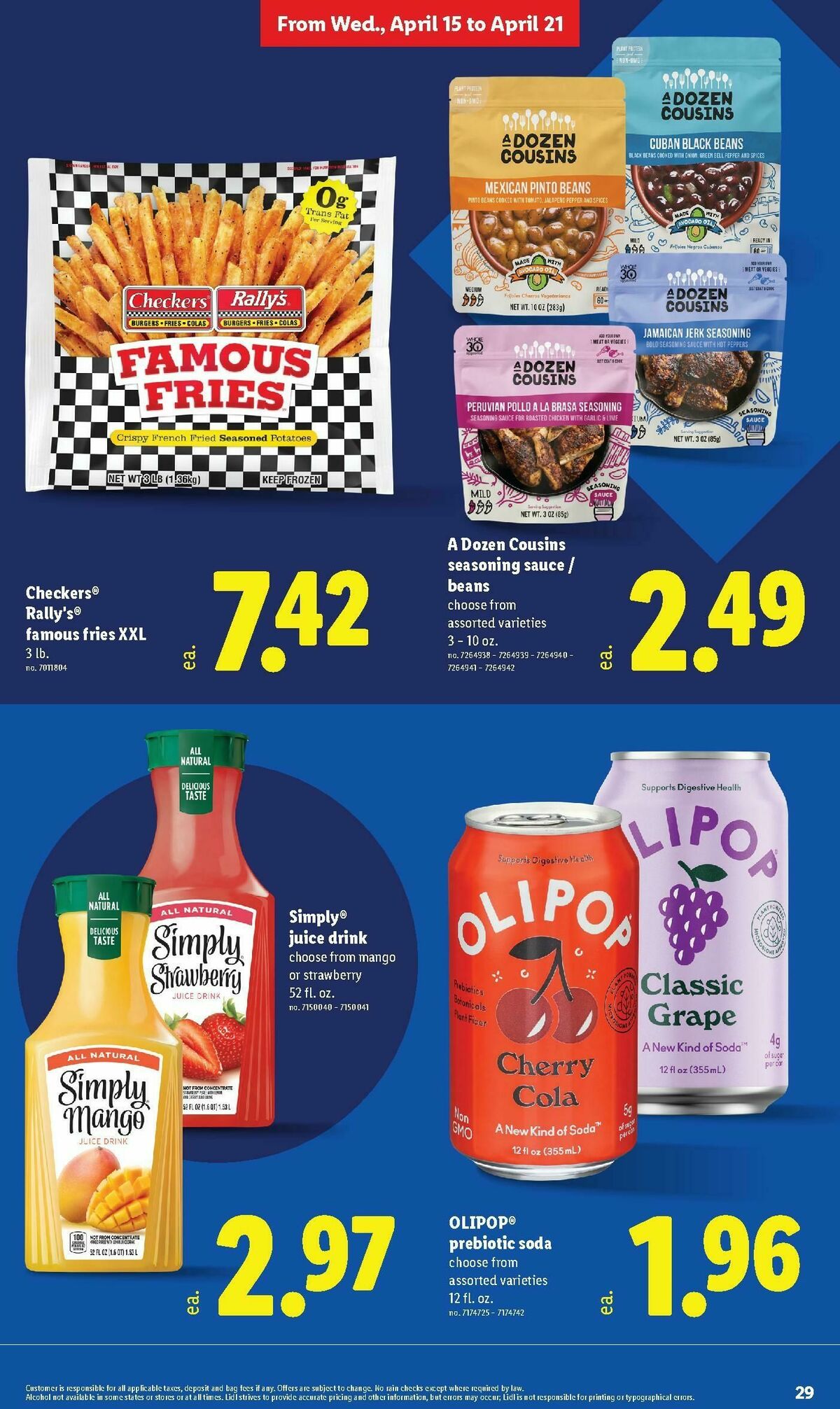 LIDL Weekly Ad from April 15