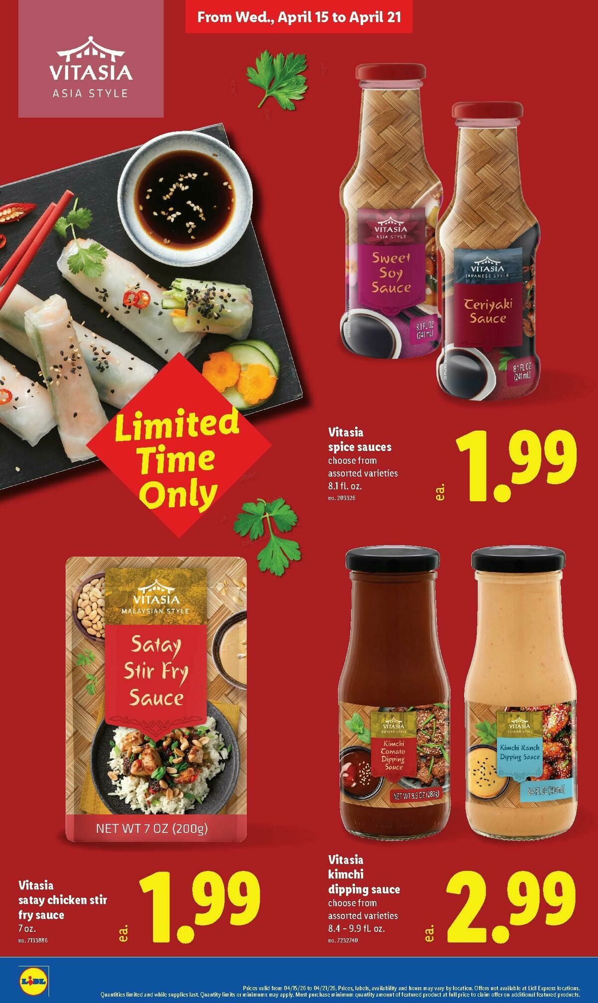 LIDL Weekly Ad from April 15
