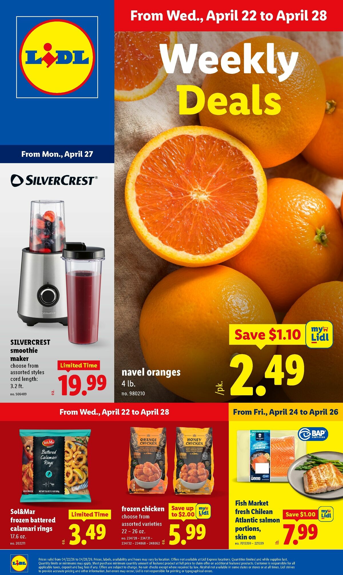 LIDL Weekly Ad from April 22