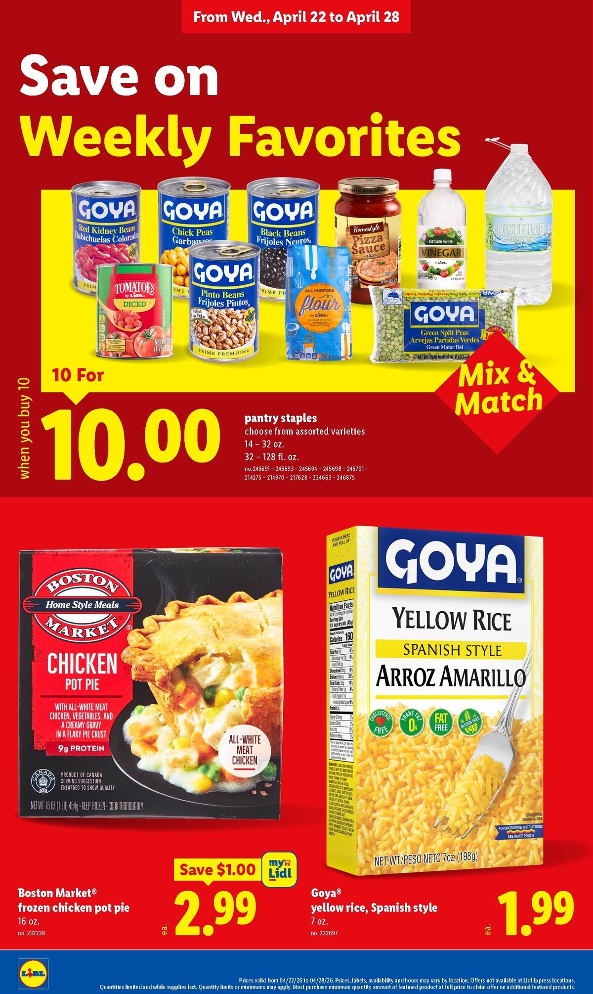 LIDL Weekly Ad from April 22
