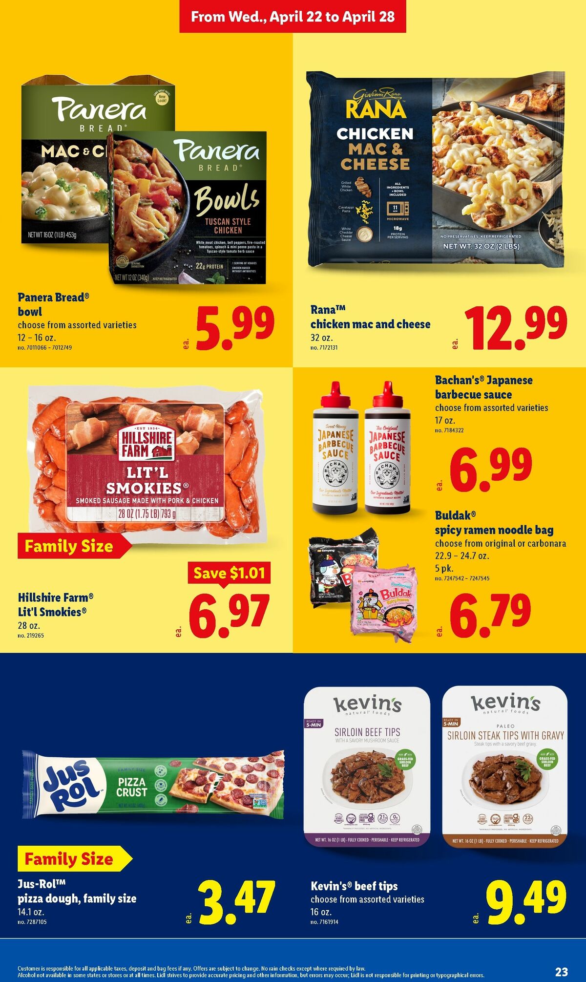 LIDL Weekly Ad from April 22