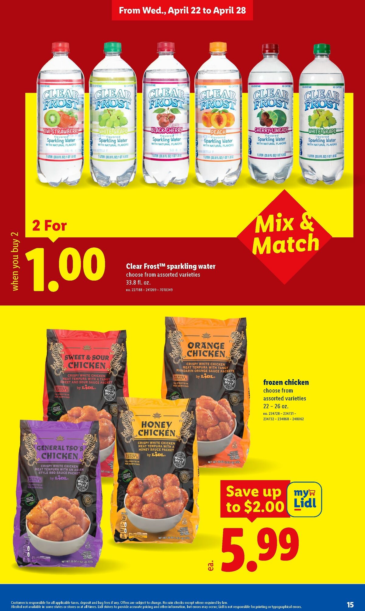 LIDL Weekly Ad from April 22