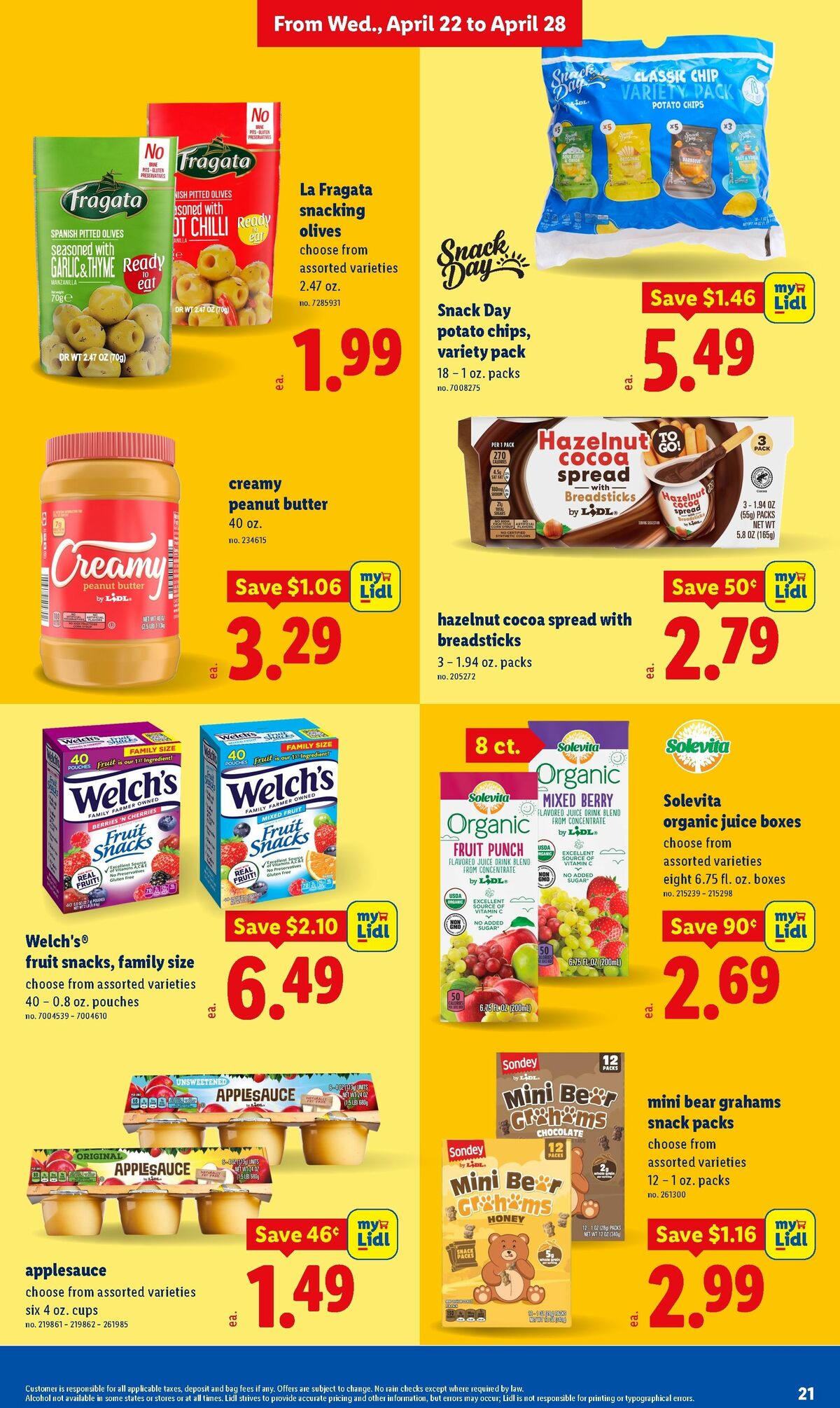 LIDL Weekly Ad from April 22
