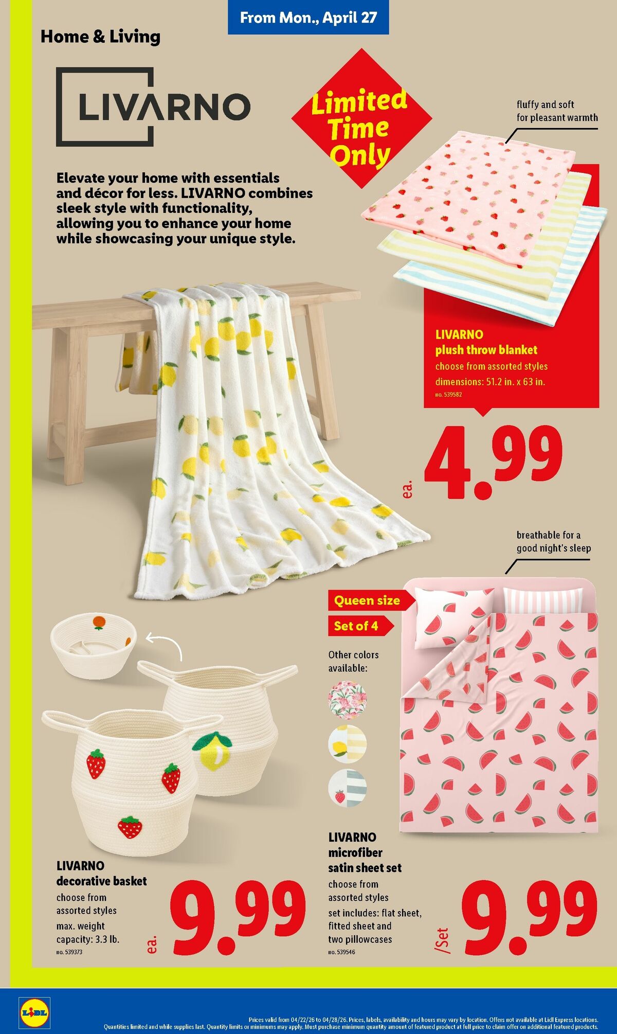 LIDL Weekly Ad from April 22