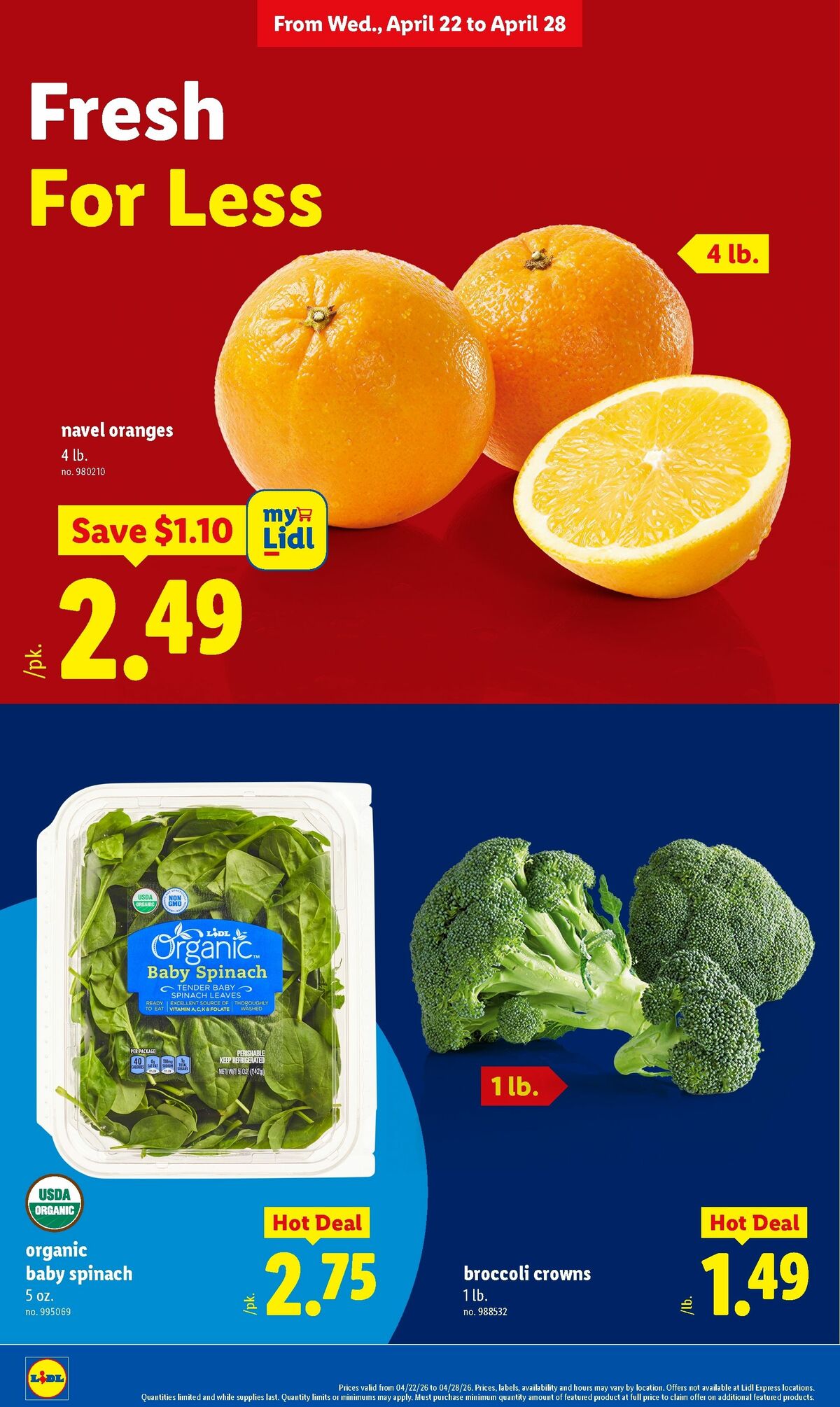 LIDL Weekly Ad from April 22