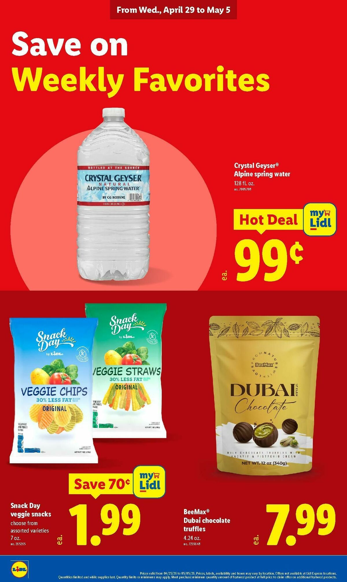 LIDL Weekly Ad from April 29