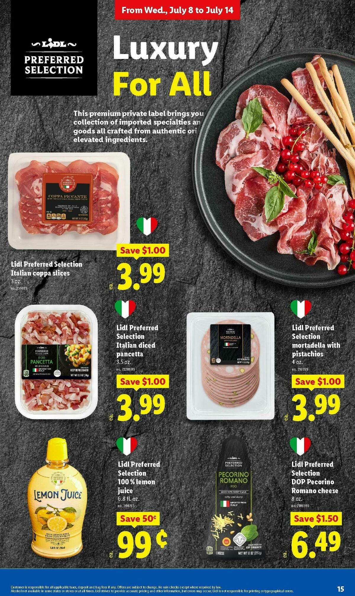 LIDL Weekly Ad from July 8