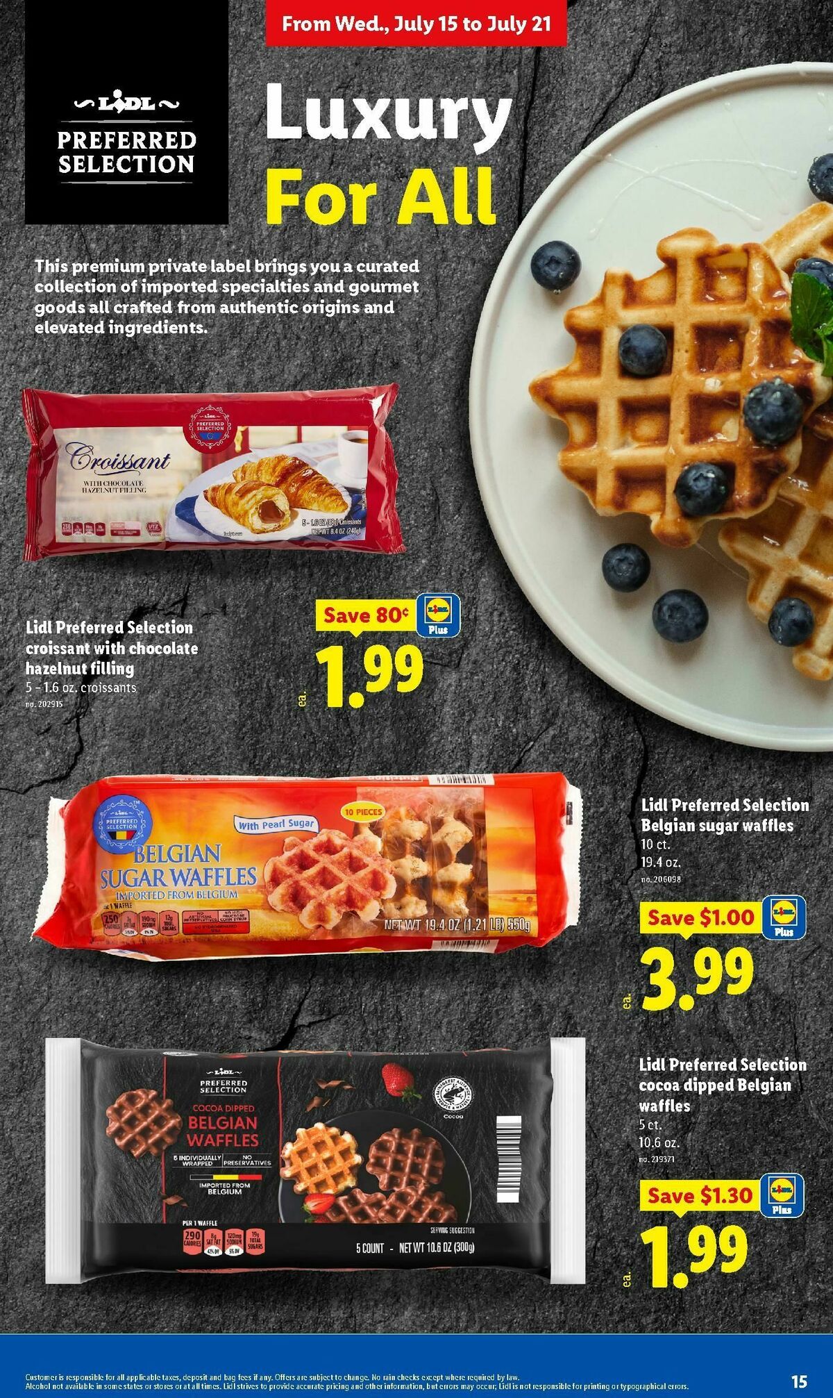 LIDL Weekly Ad from July 15
