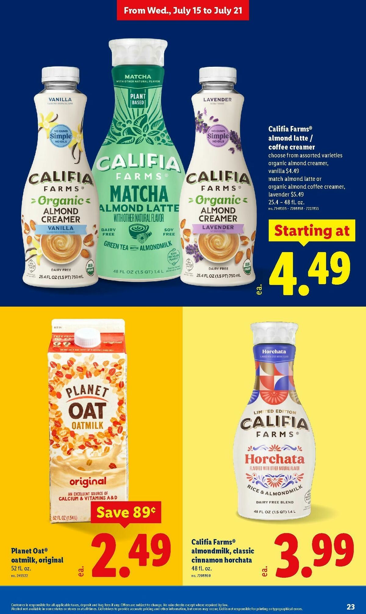 LIDL Weekly Ad from July 15
