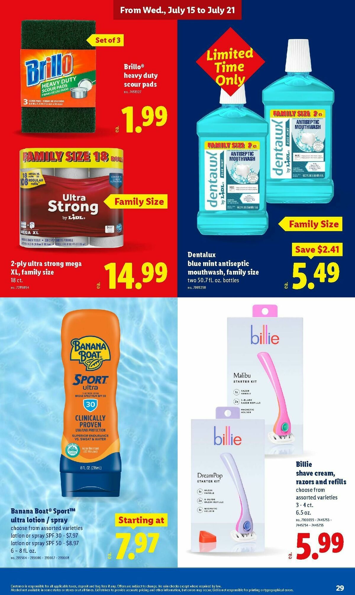 LIDL Weekly Ad from July 15