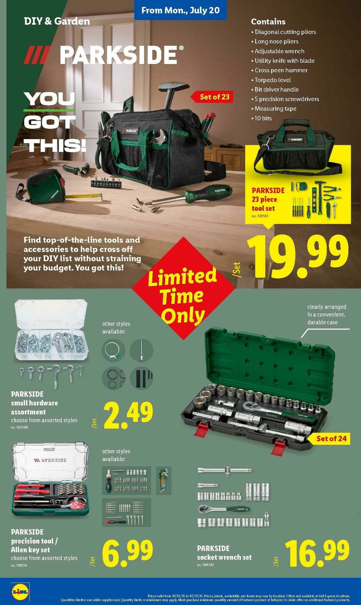 LIDL Weekly Ad from July 15