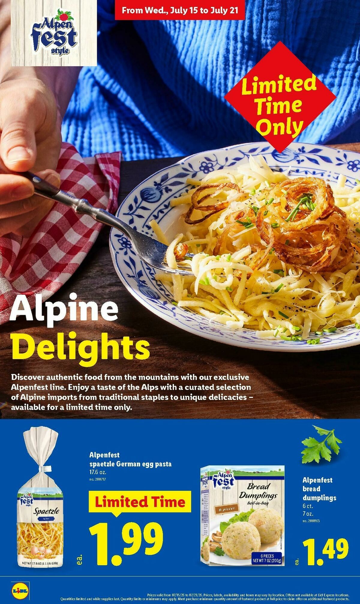 LIDL Weekly Ad from July 15