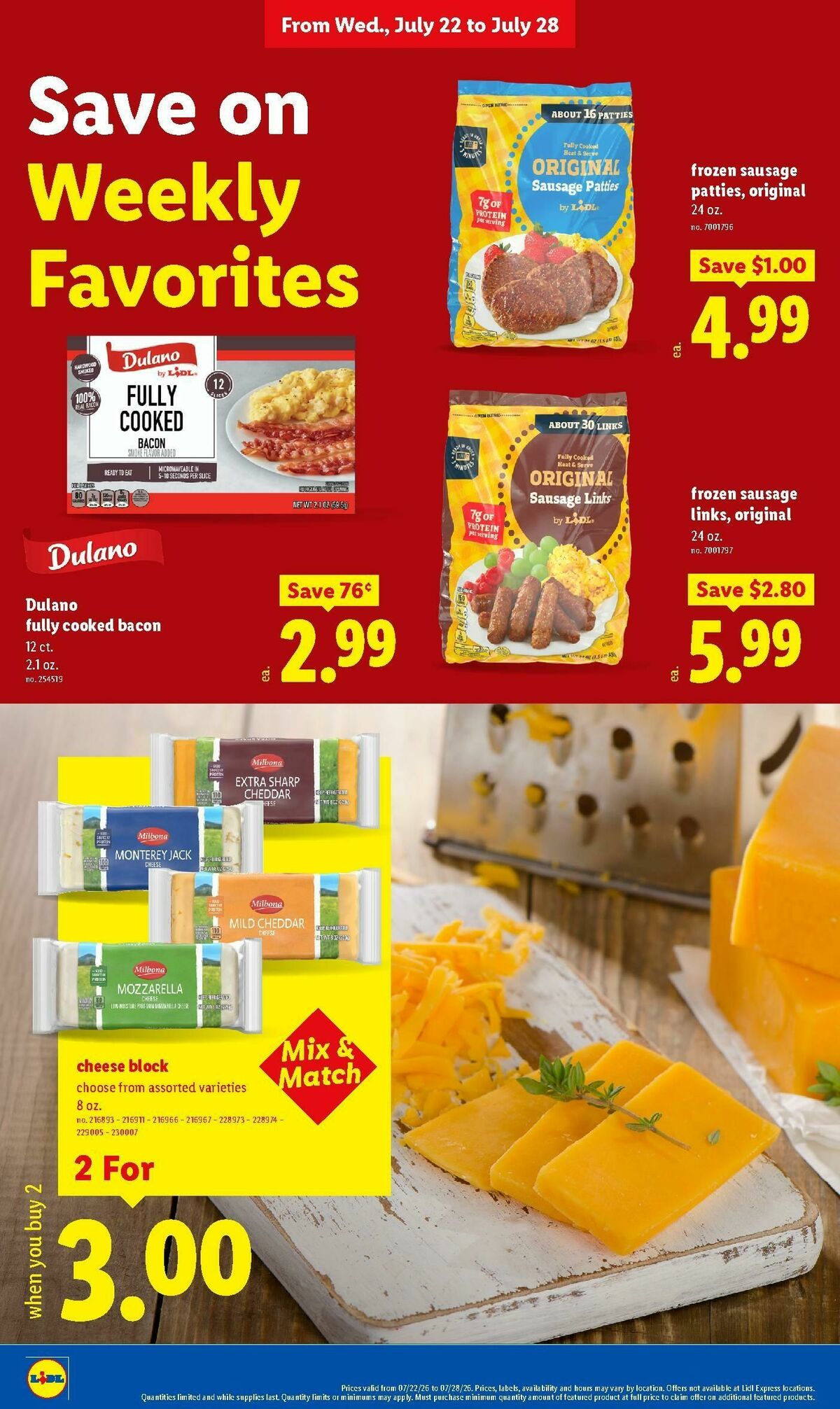 LIDL Weekly Ad from July 22