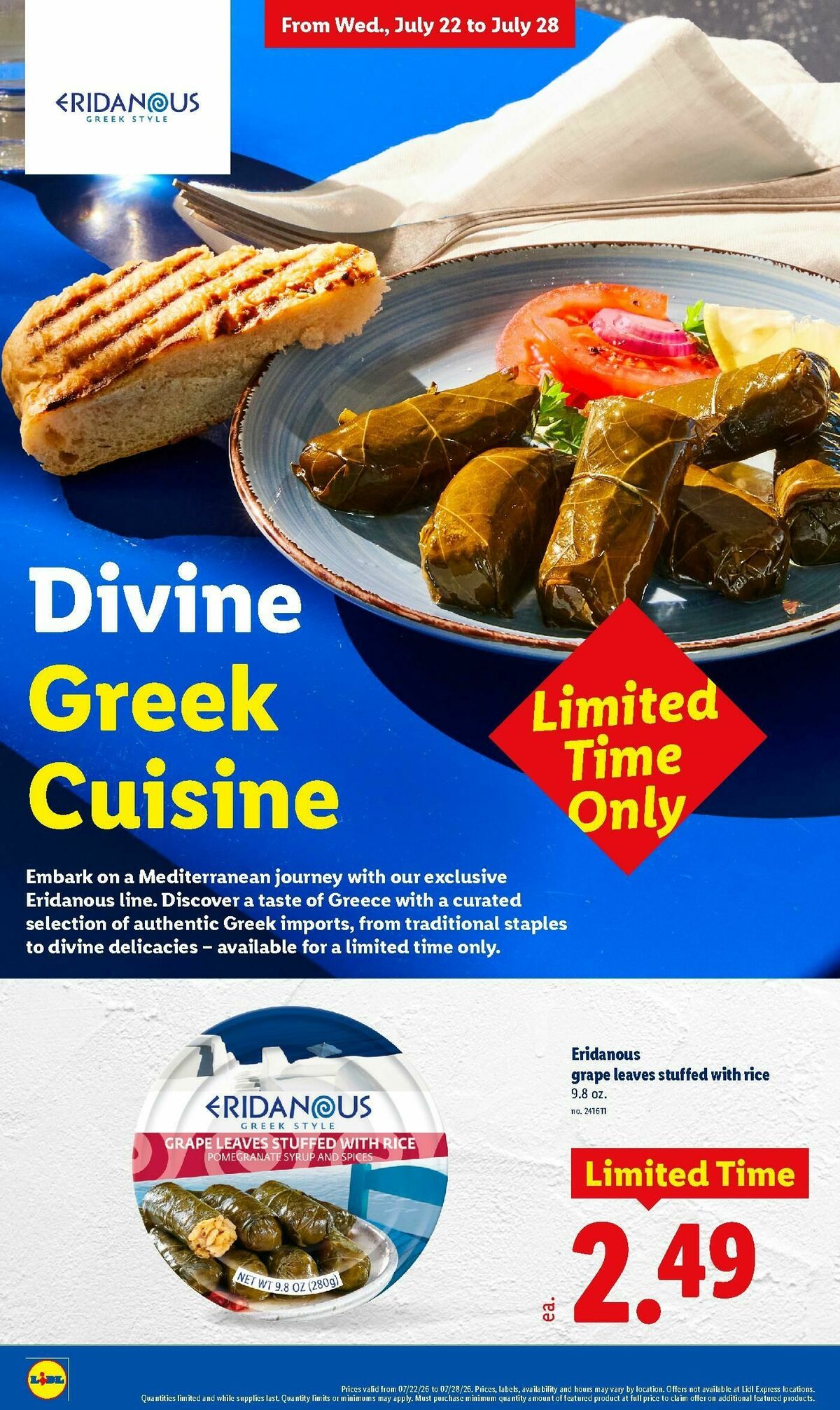 LIDL Weekly Ad from July 22