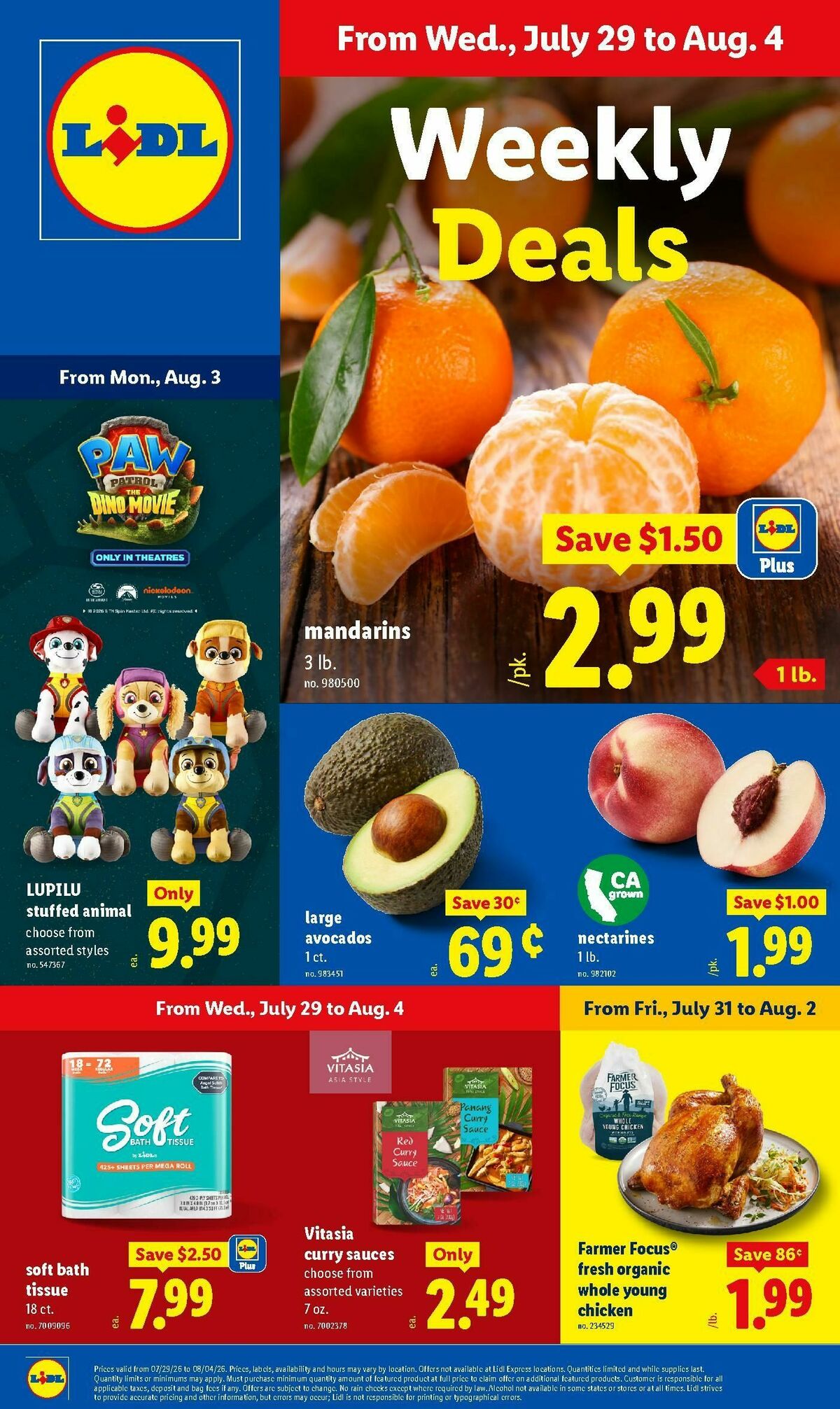 LIDL Weekly Ad from July 29